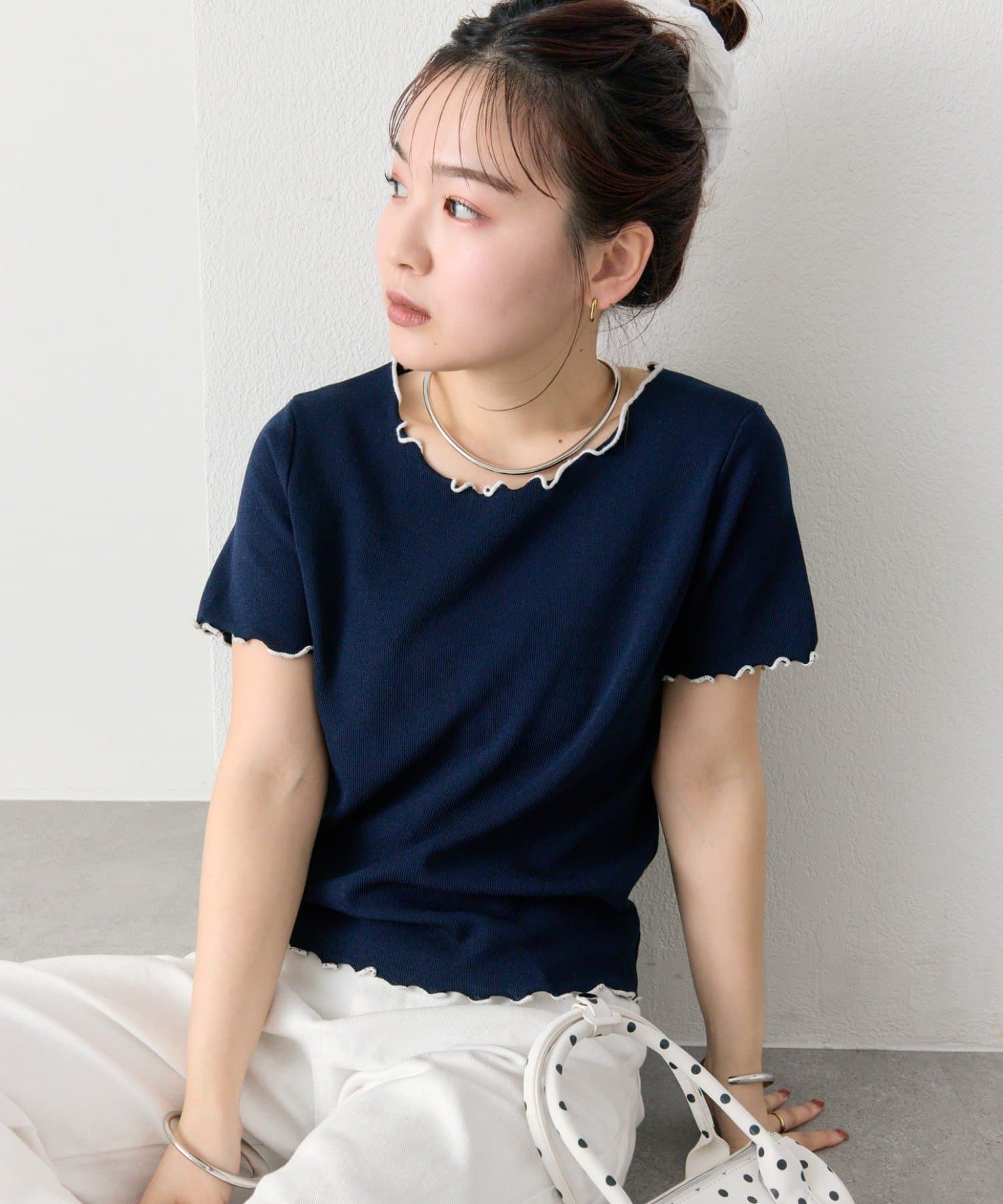 mystic(ミスティック) 配色メロウニットT