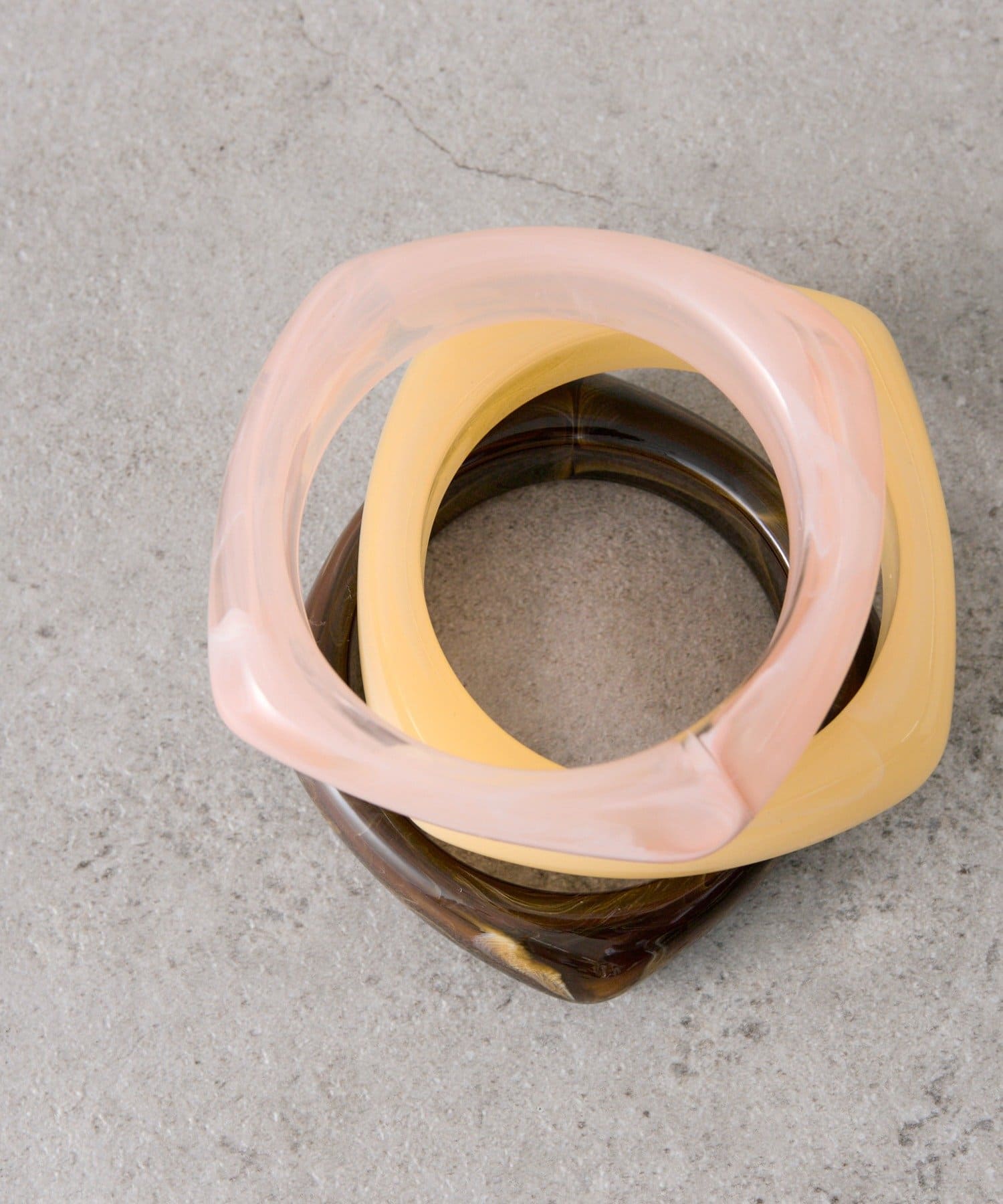 mystic(ミスティック) クリアマーブルスクエアバングル