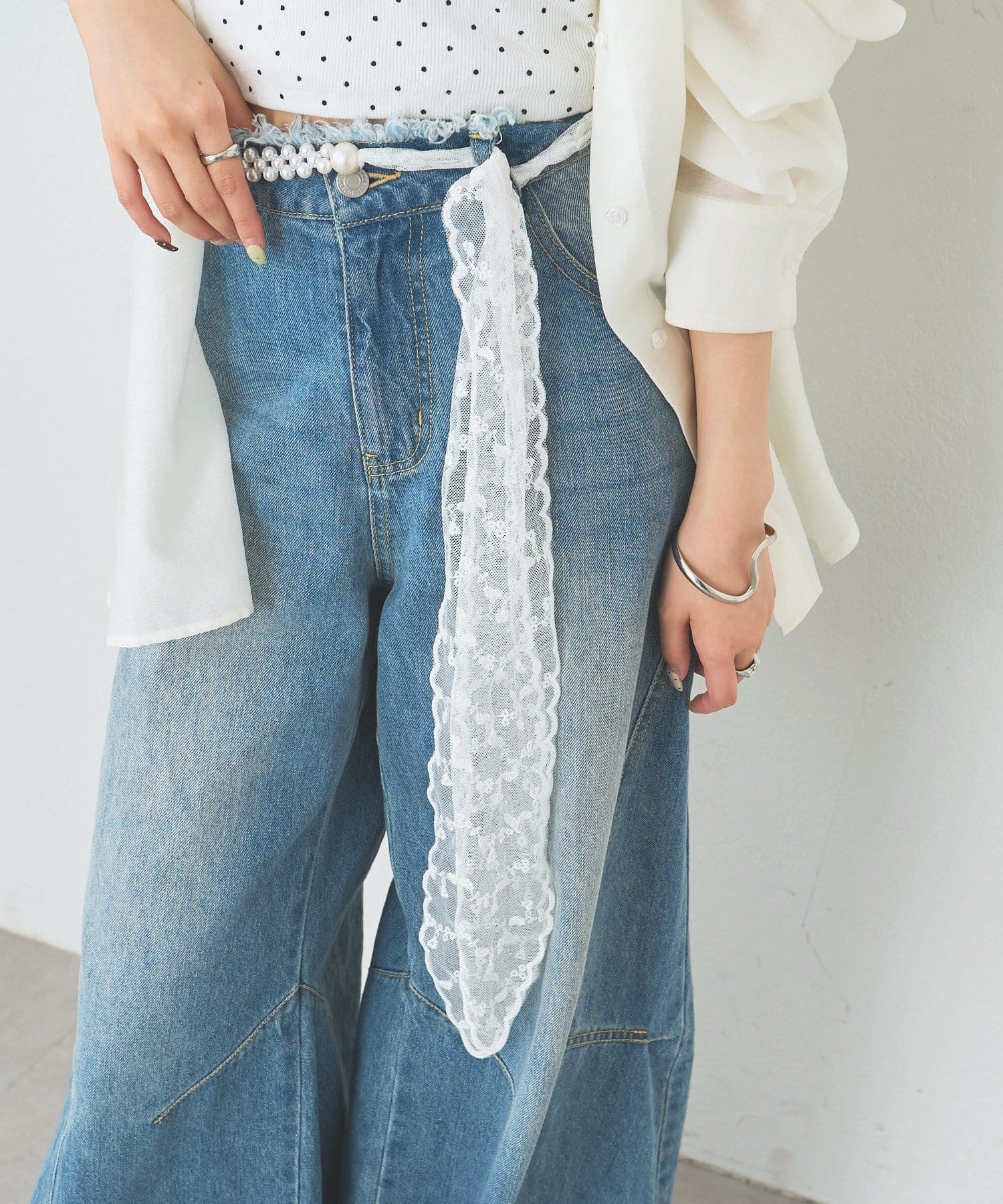 mystic(ミスティック) パールレースベルト