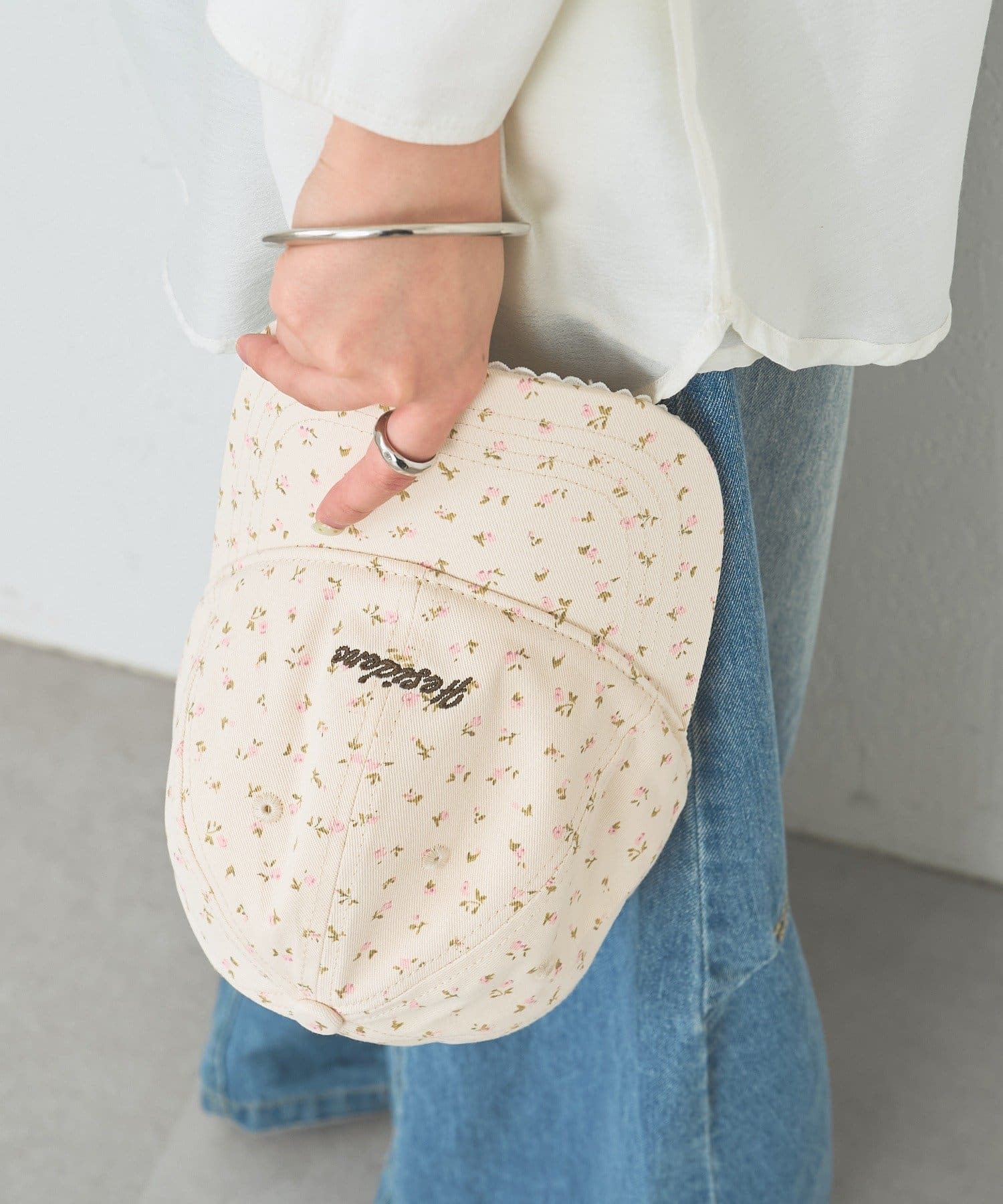 mystic(ミスティック) フラワーレースキャップ