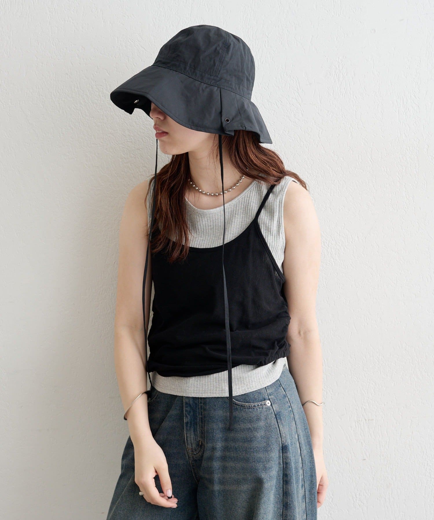 mystic(ミスティック) ナイロンバケットハット