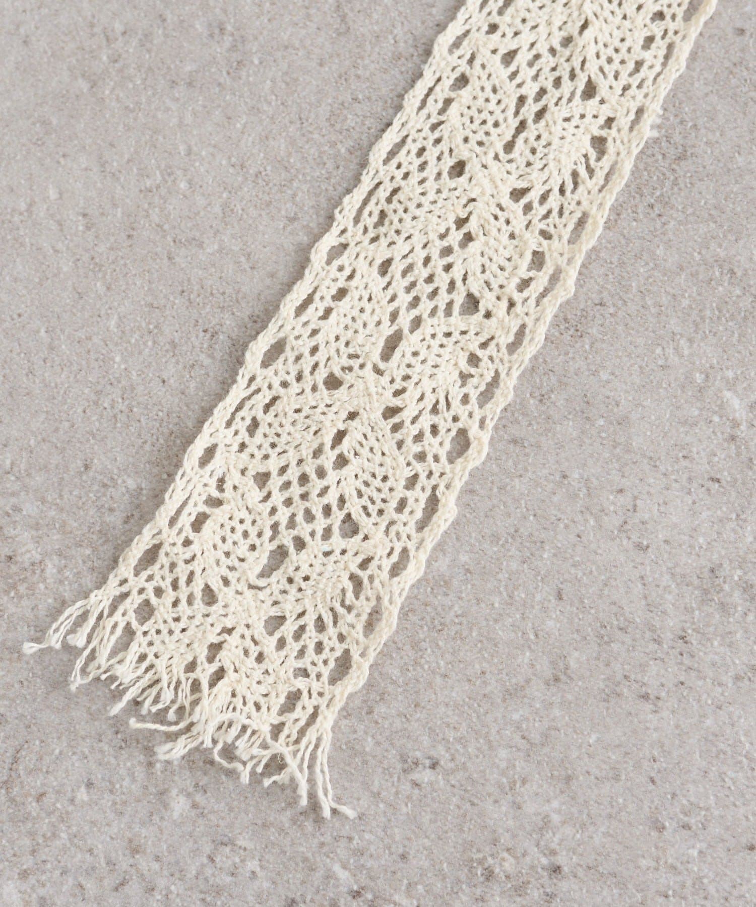 mystic(ミスティック) レースタイ付きストローハット