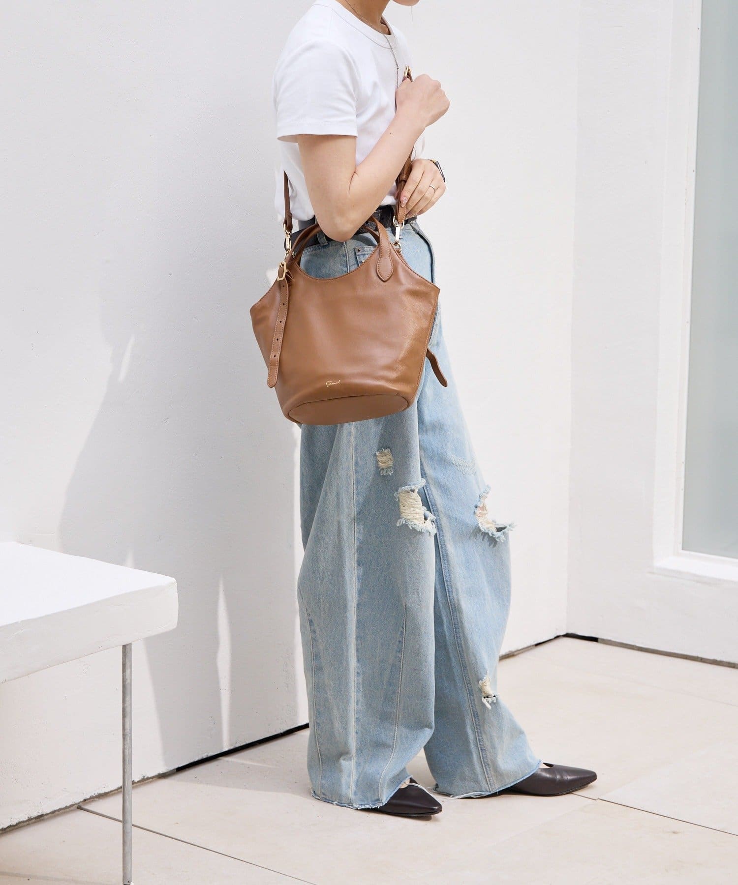 gemeil(ジェムイル) レイヤーミニトートバッグ（PT-364）