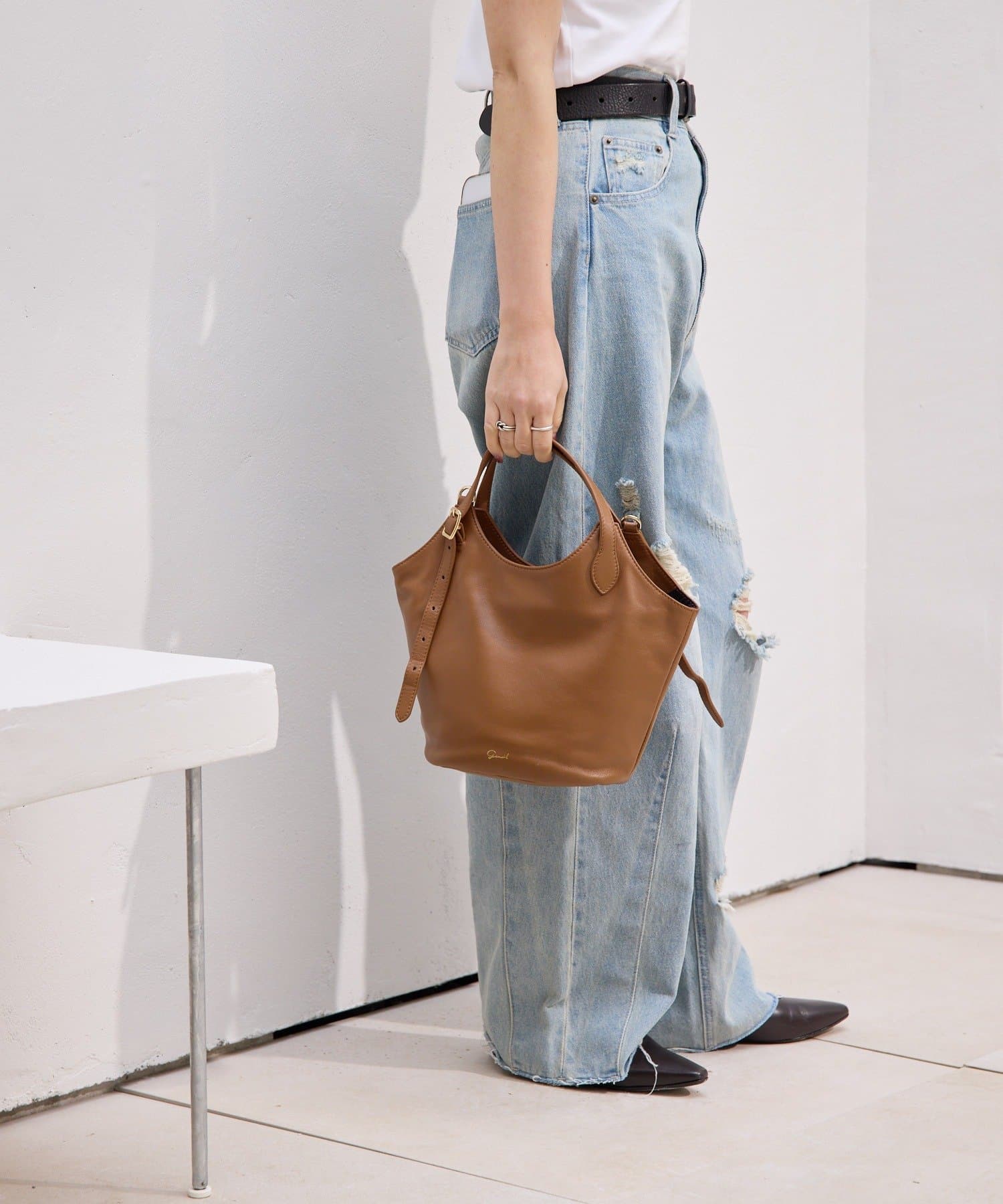 gemeil(ジェムイル) レイヤーミニトートバッグ（PT-364）