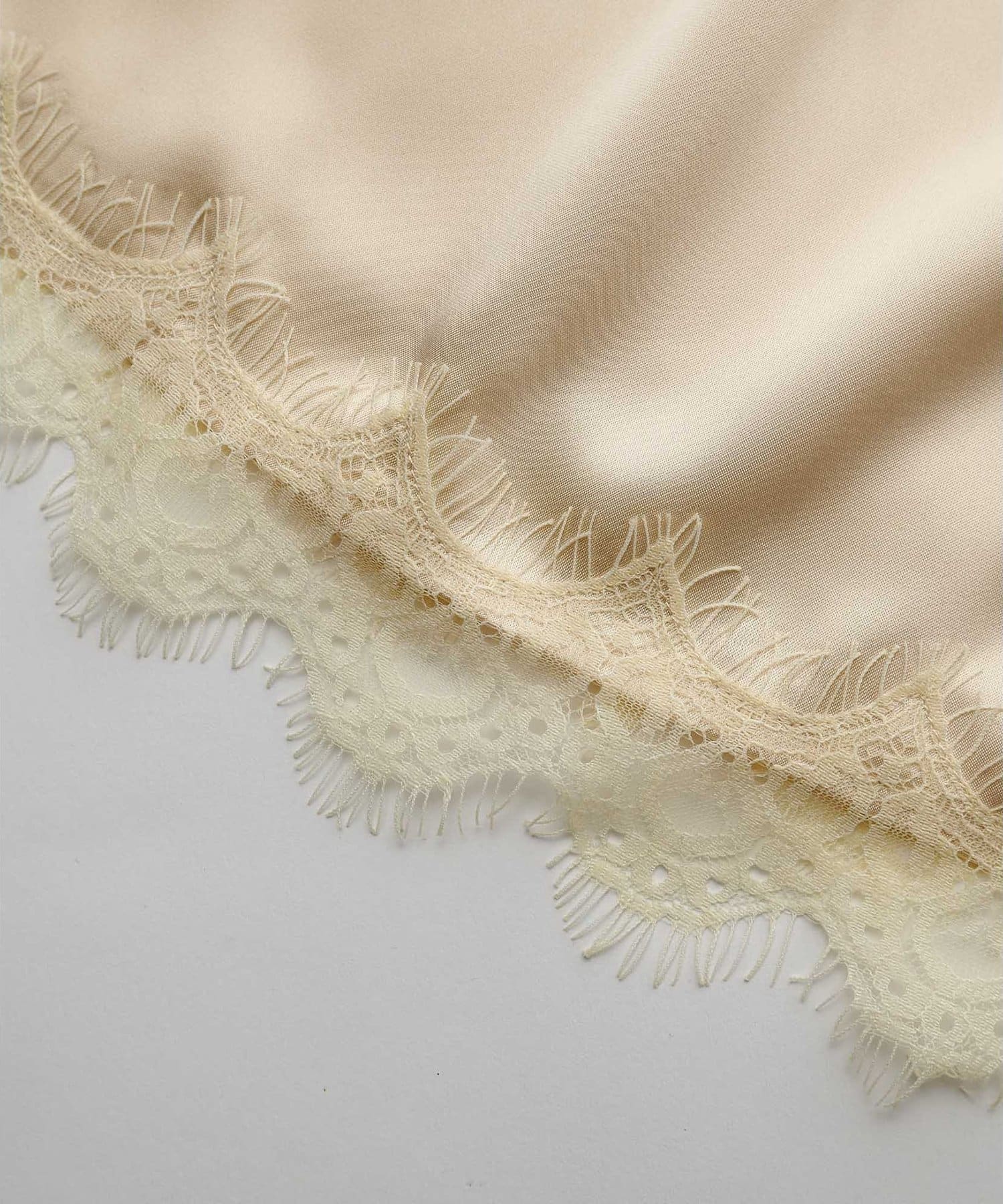 Whim Gazette(ウィム ガゼット) ＜WEB限定＞【Nuition】サテンレーススカート