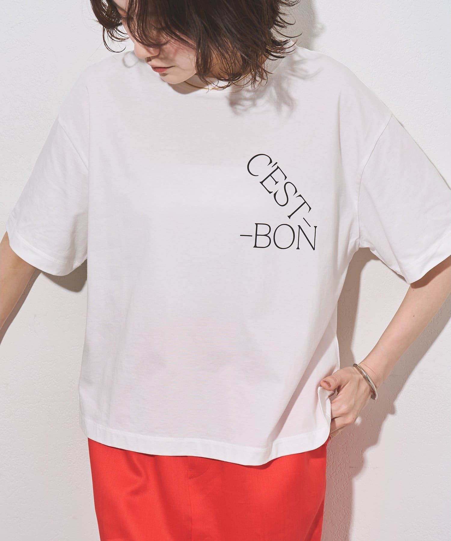 Whim Gazette(ウィム ガゼット) 【Drawing Numbers】セボンTシャツ