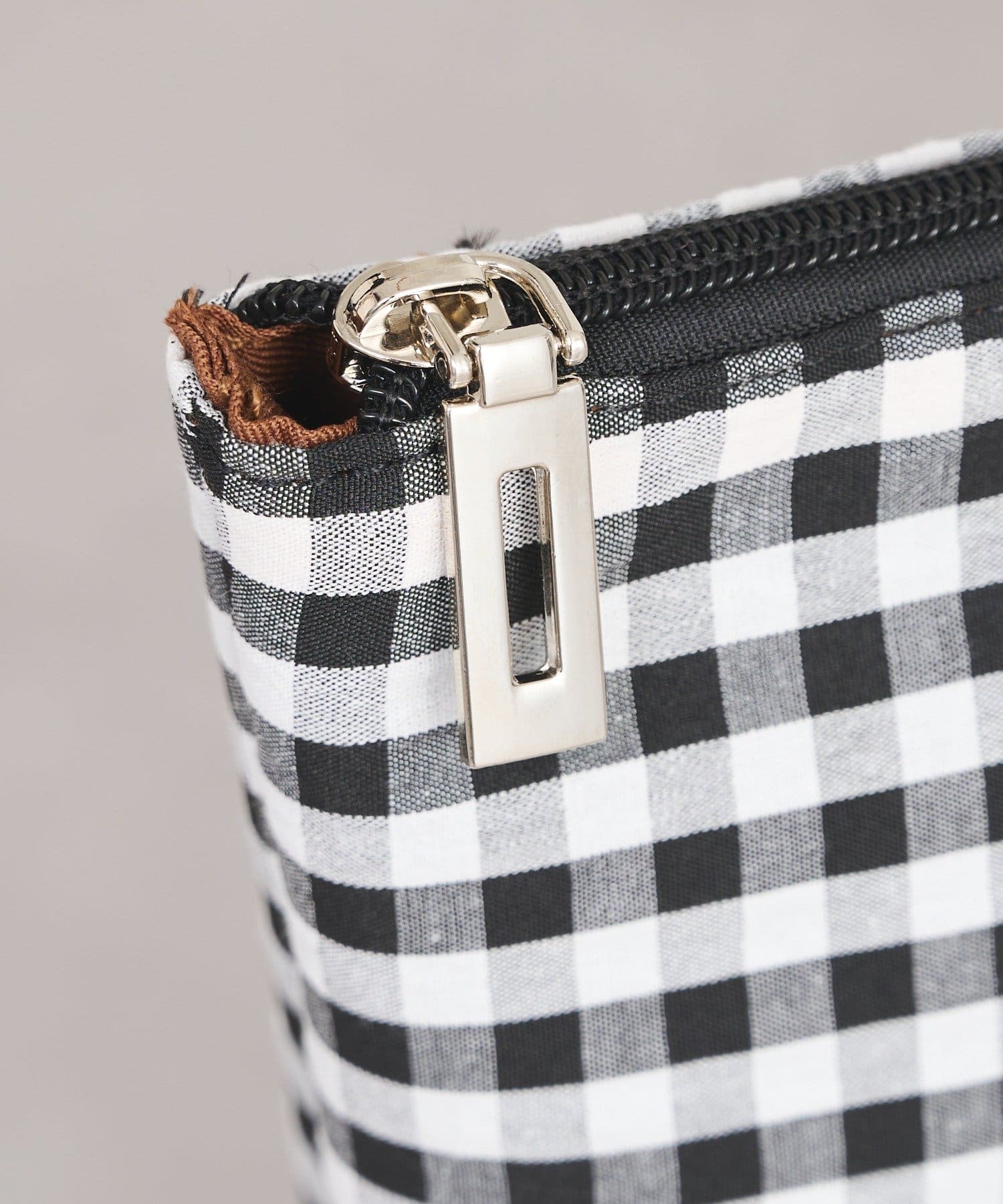 mystic(ミスティック) ポーチ付きギンガムトートBAG
