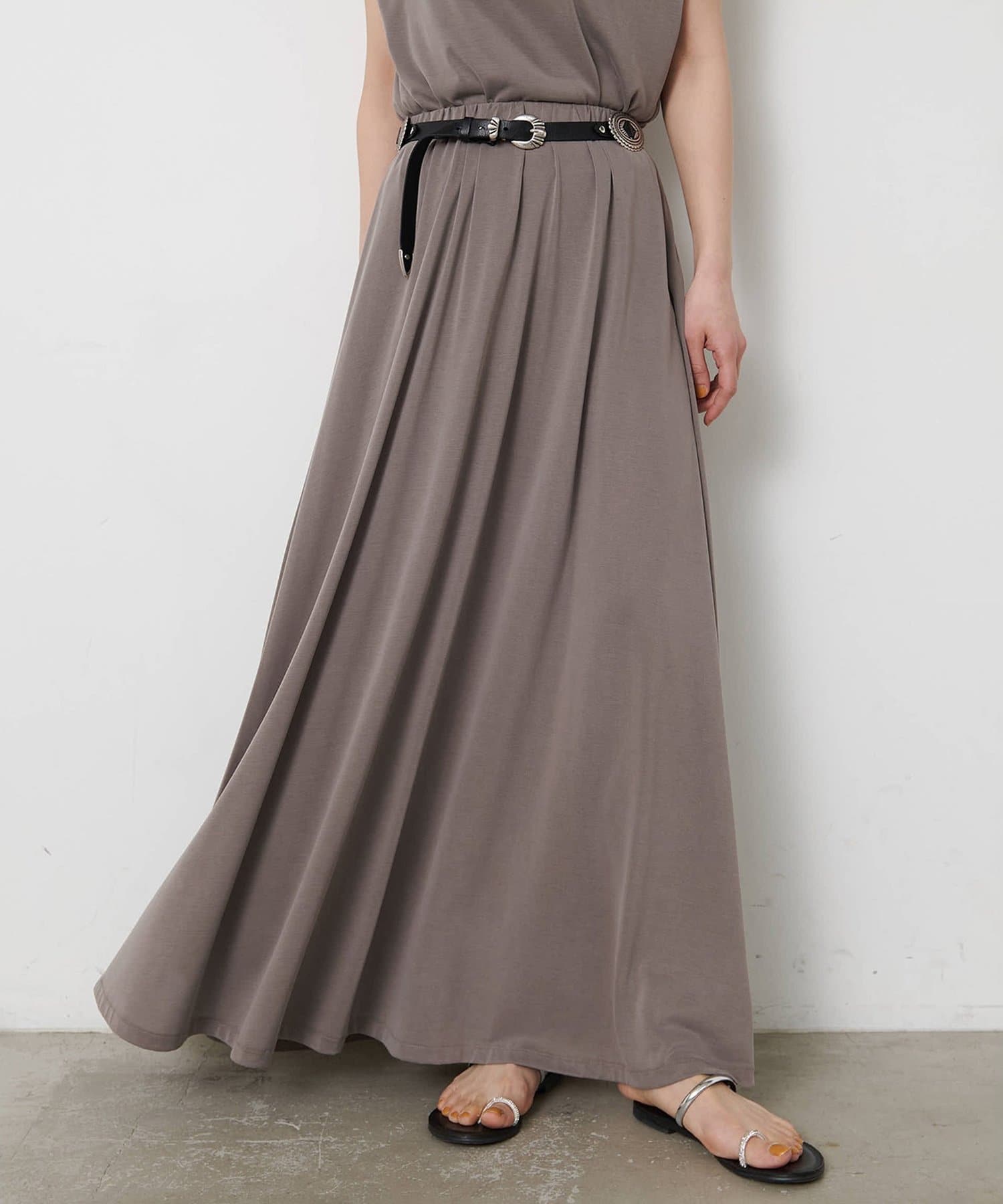 Whim Gazette(ウィム ガゼット) フィブリル天竺ギャザースカート