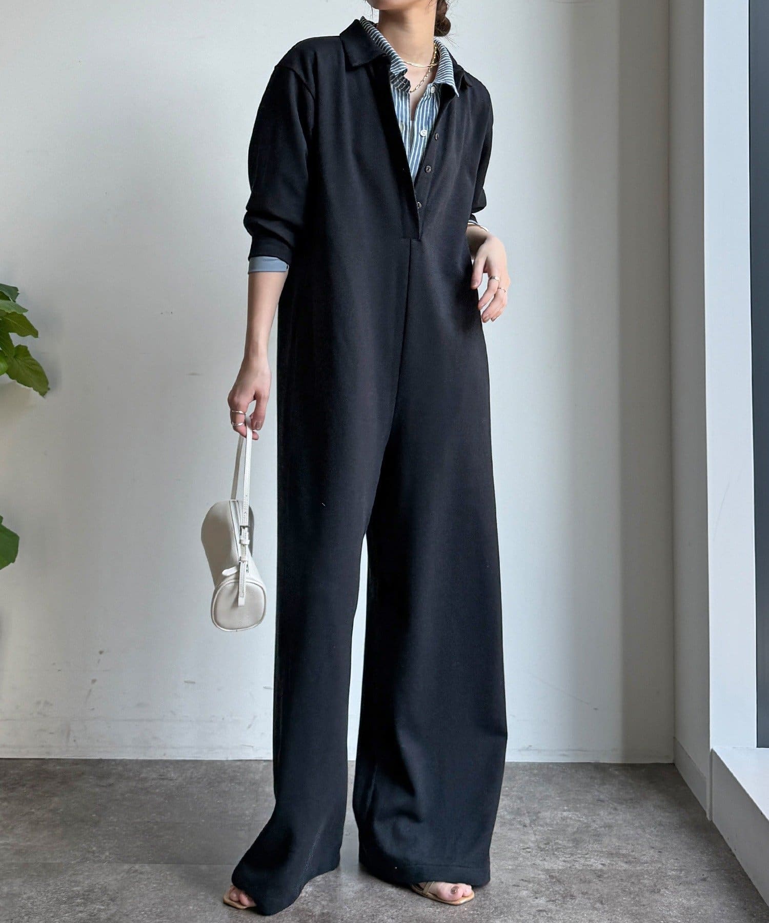 OUTLET(アウトレット) 【DouDou】ブークレージャンプスーツ