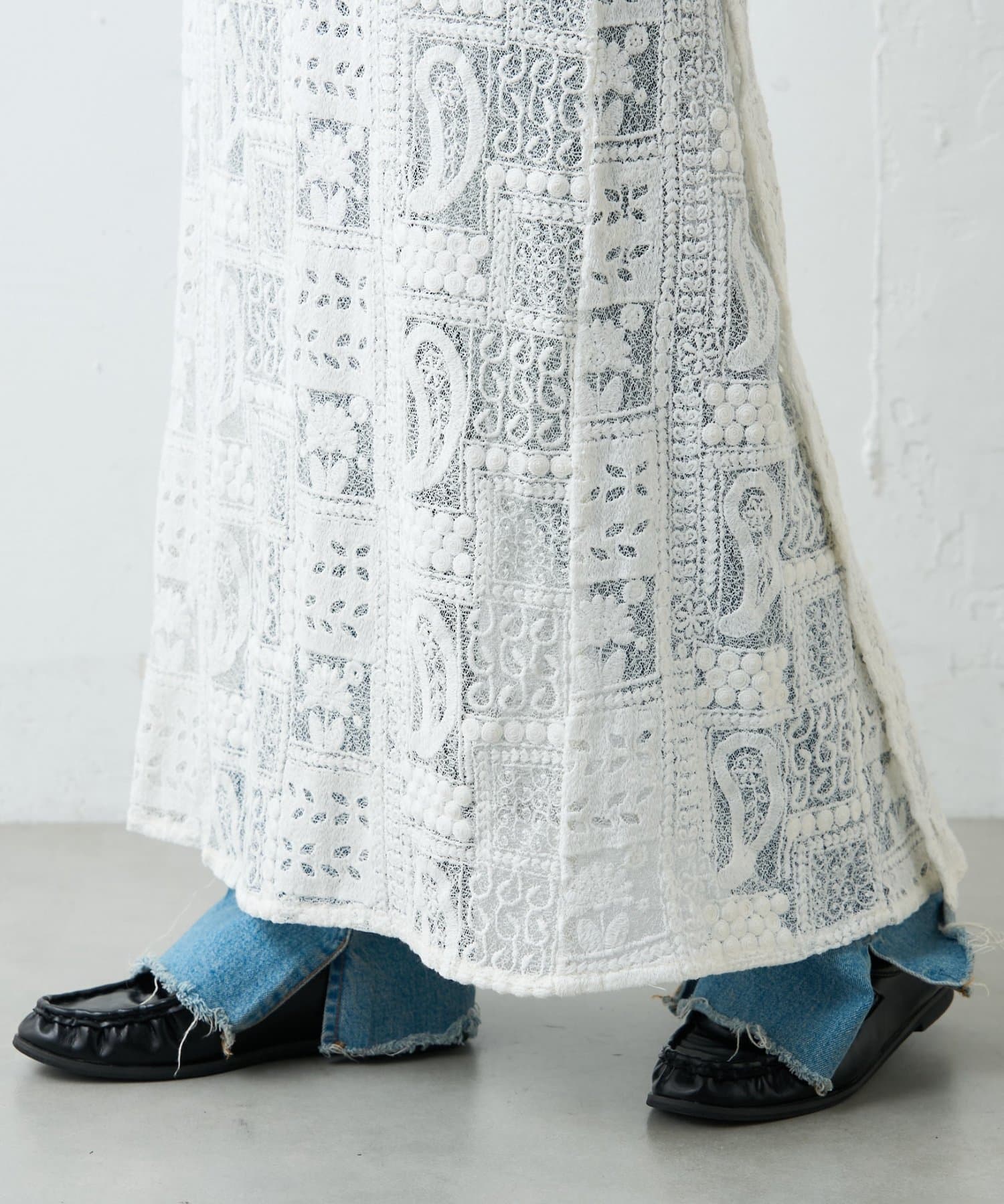 OUTLET(アウトレット) 【CIAOPANIC TYPY】レースエプロンワンピース