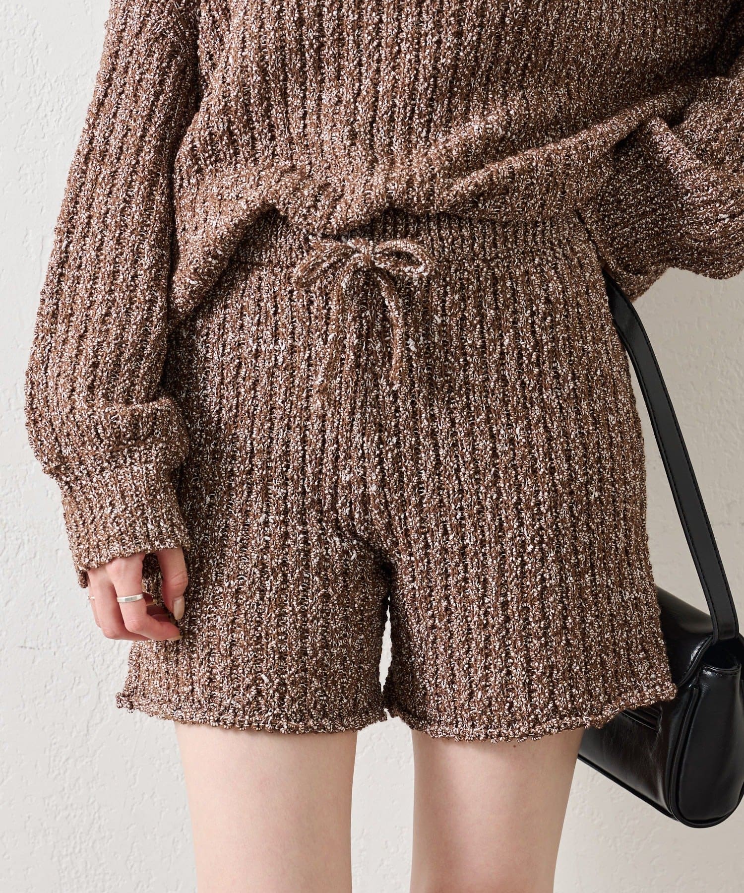 OUTLET(アウトレット) 【mystic】スラブヤーンニットパンツ