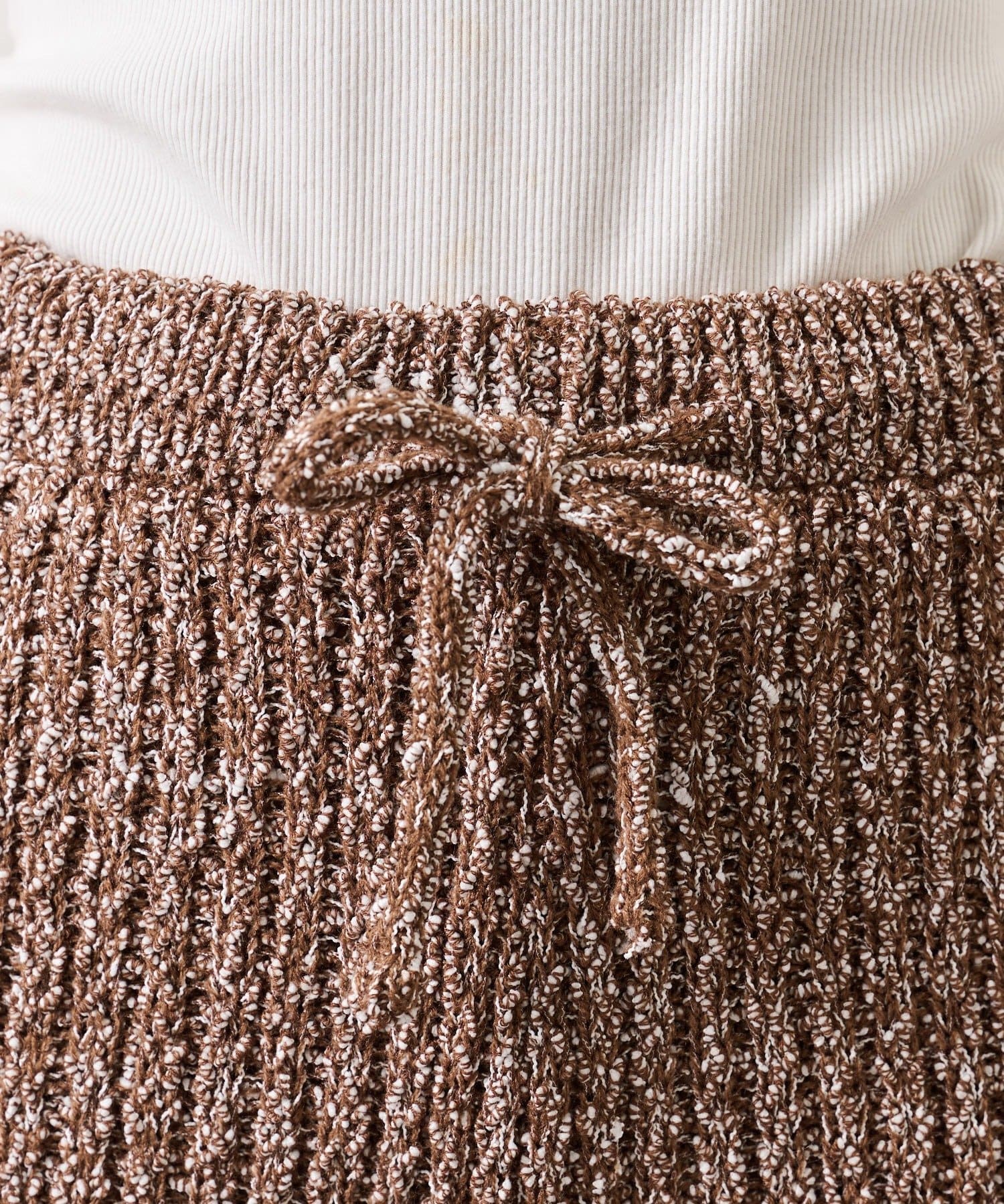 OUTLET(アウトレット) 【mystic】スラブヤーンニットパンツ