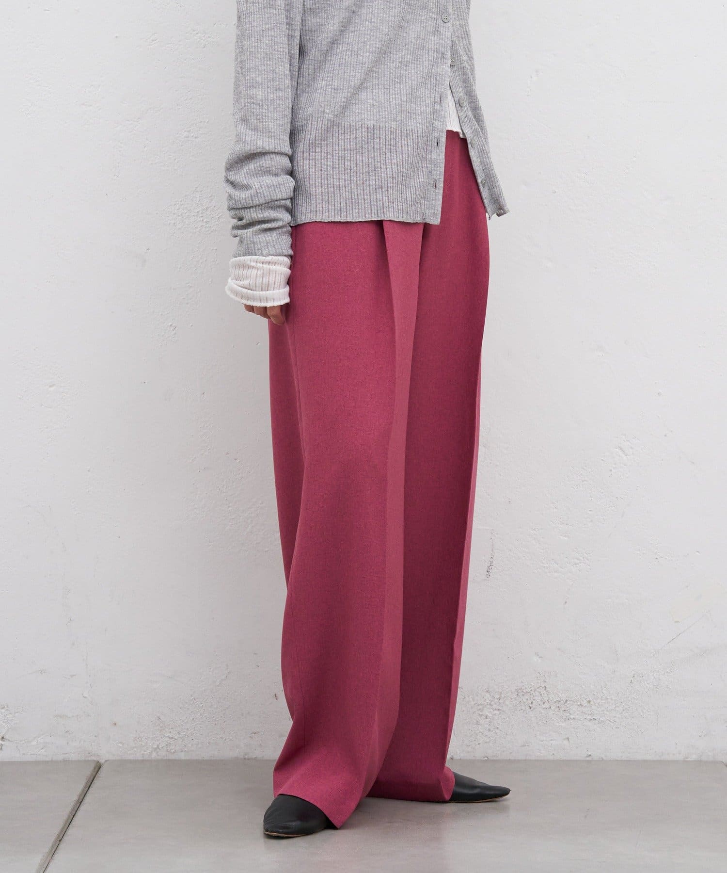 OUTLET(アウトレット) 【SHENERY】トロタックワイドパンツ