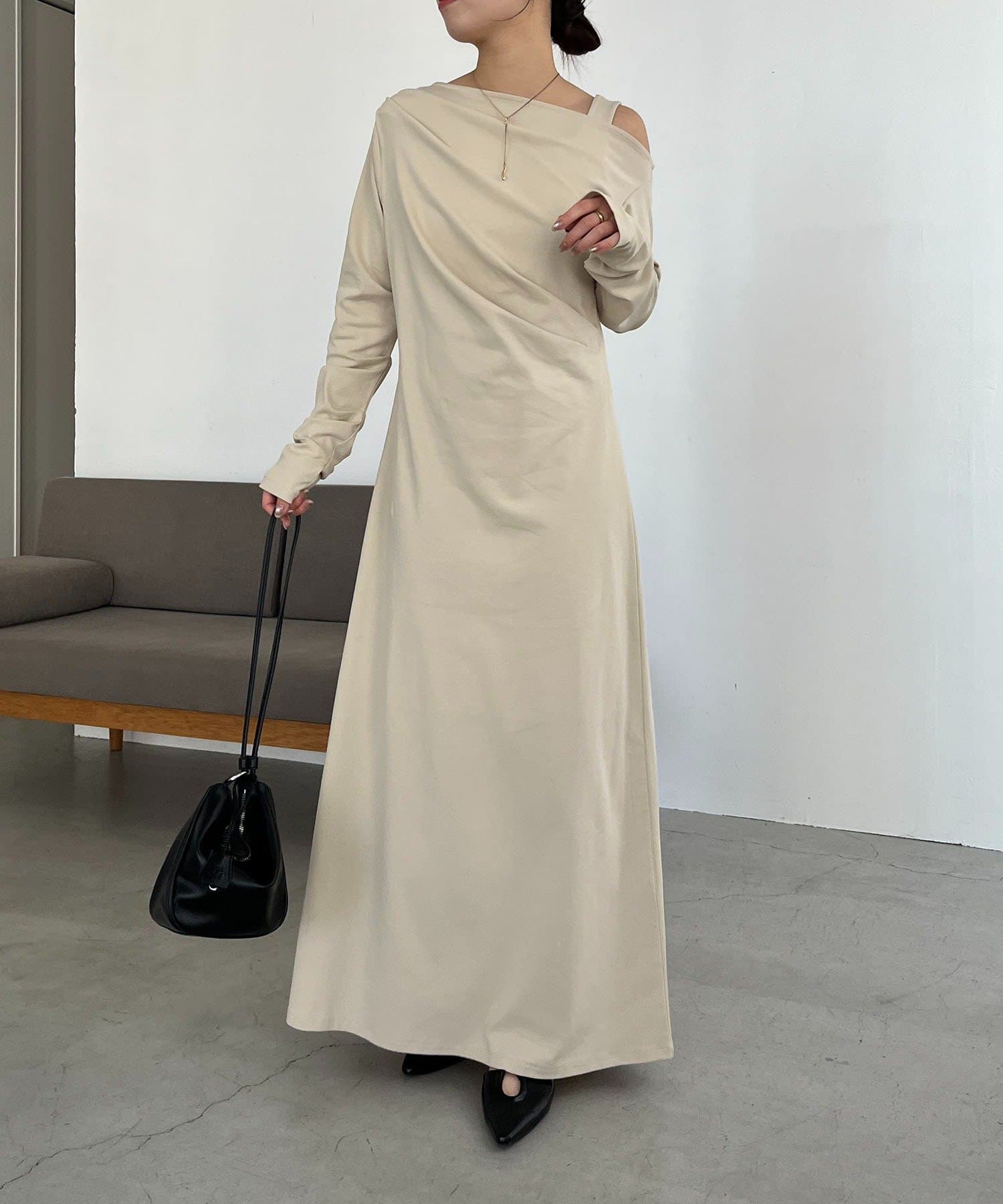 OUTLET(アウトレット) 【CAPRICIEUX LE'MAGE】タンクSETドレープワンピース