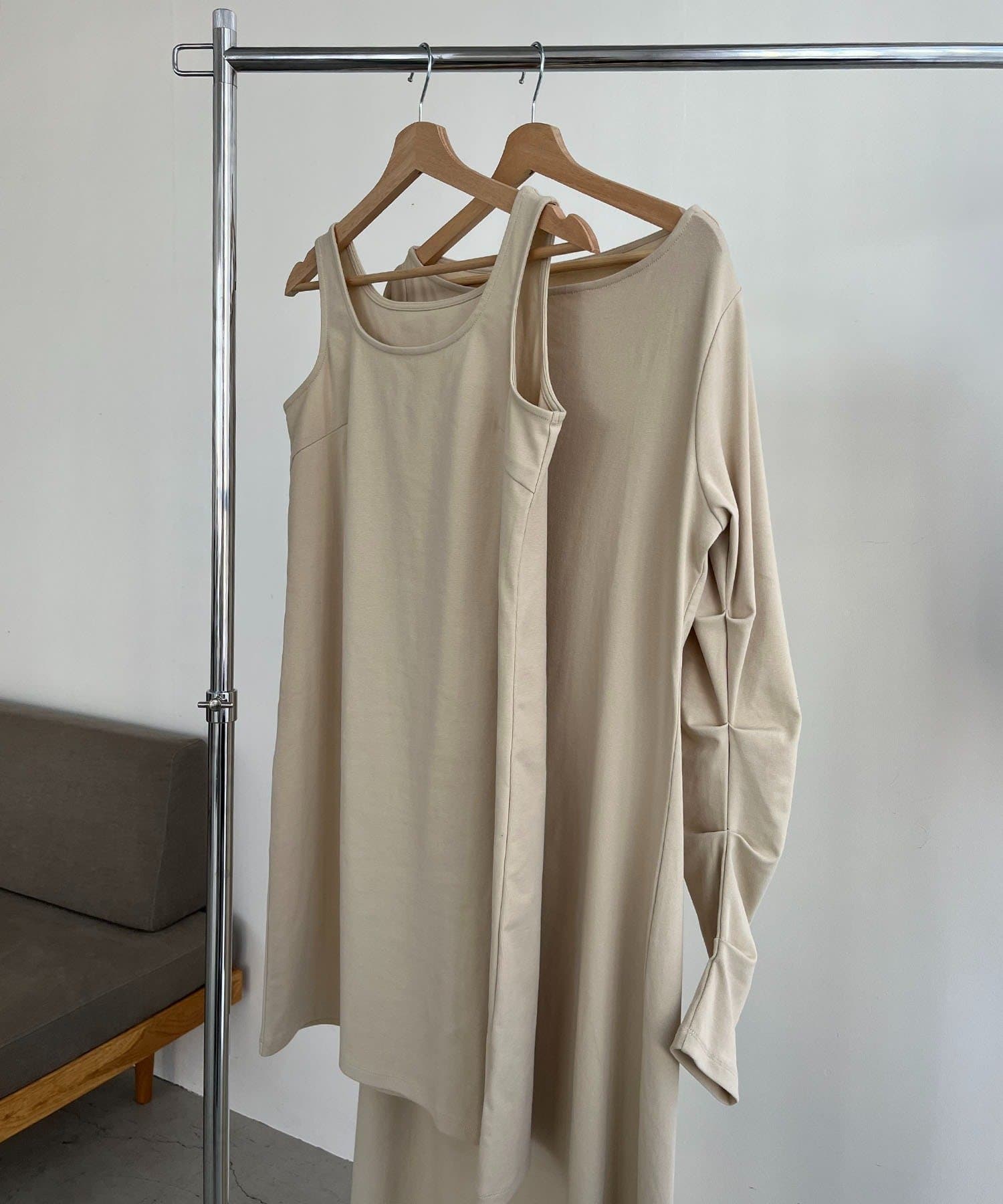 OUTLET(アウトレット) 【CAPRICIEUX LE'MAGE】タンクSETドレープワンピース