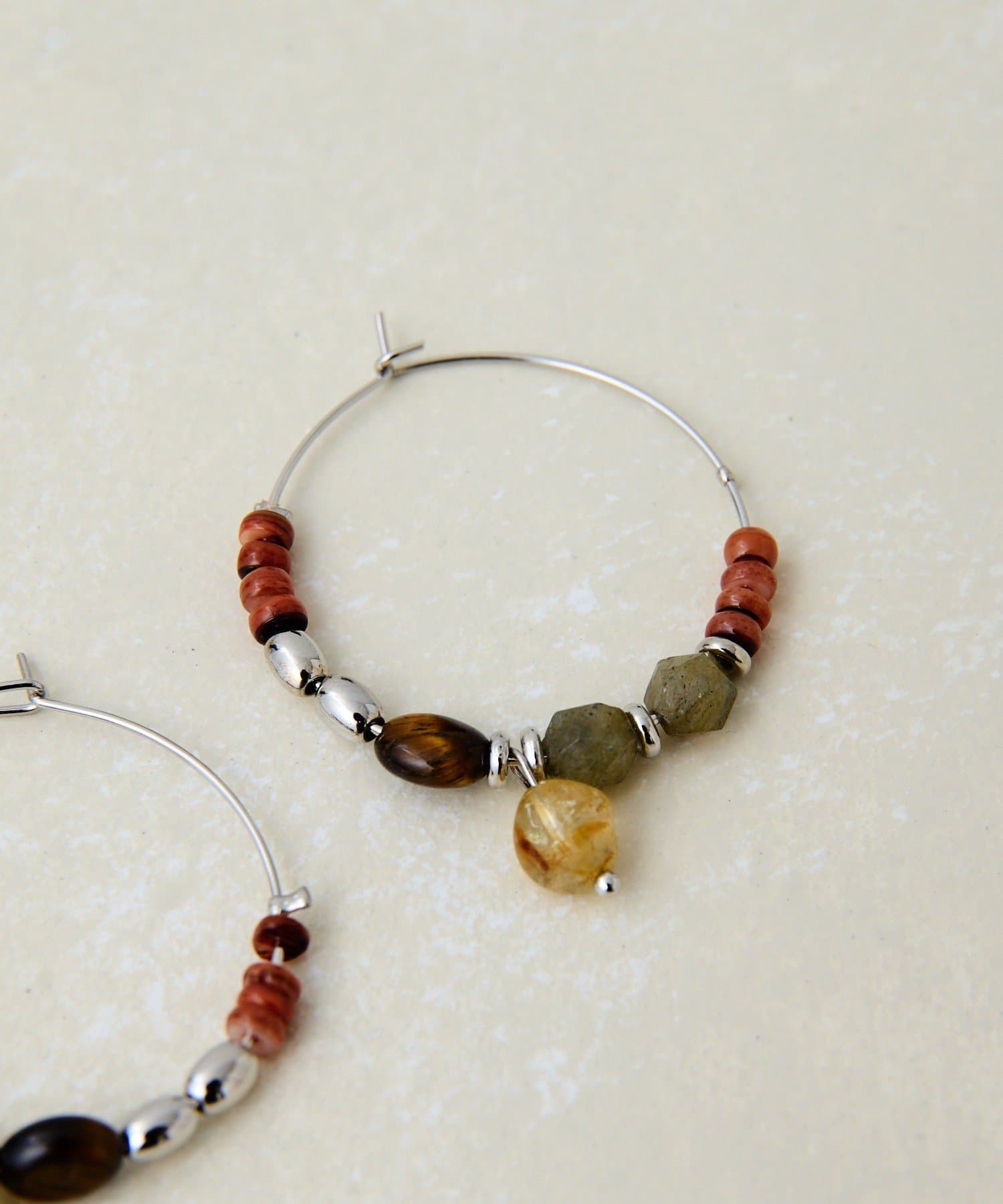 ear PAPILLONNER(イア パピヨネ) ワントーンフープピアス