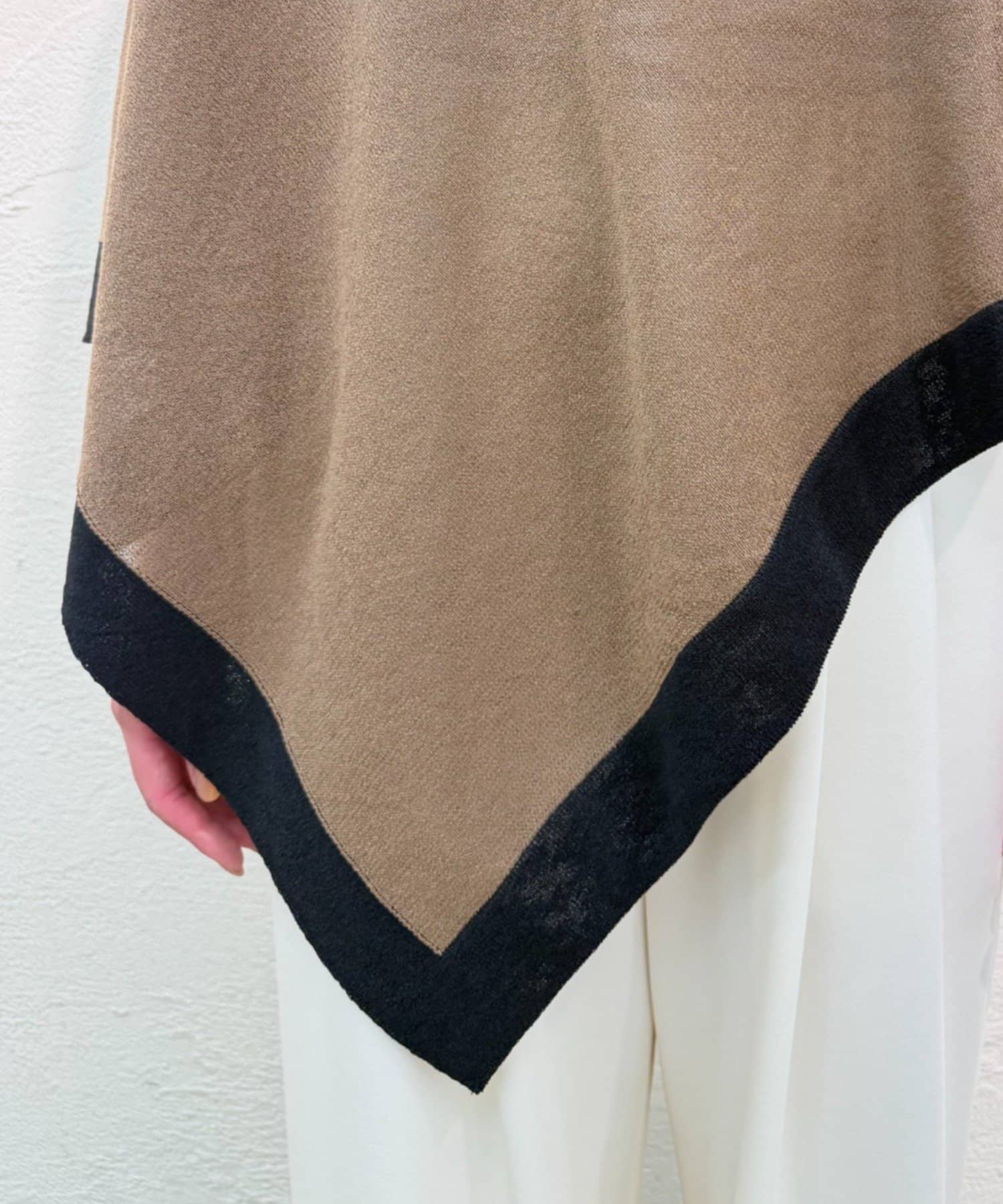 LOUNGEDRESS(ラウンジドレス) 【JAPAN MADE】アシメニットポンチョ