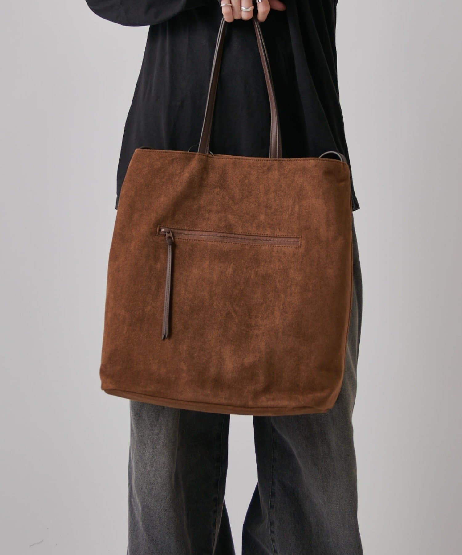 Lui's(ルイス) Un coeur suede drape 2way tote