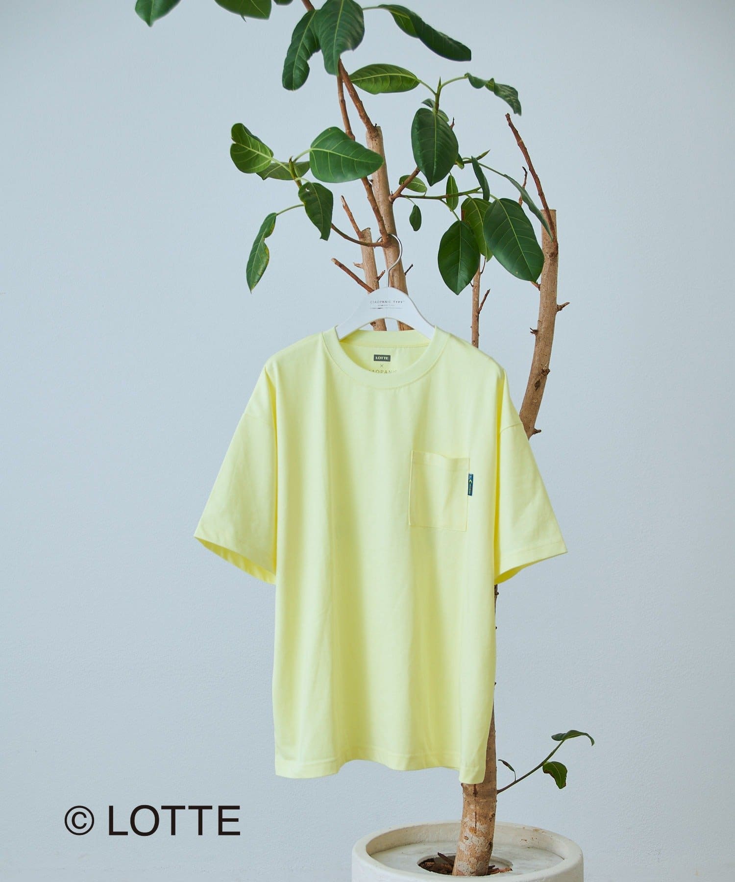 CIAOPANIC TYPY(チャオパニックティピー) 【TYPY×LOTTE板ガム】持続冷感バックロゴクールミントポケットTEE