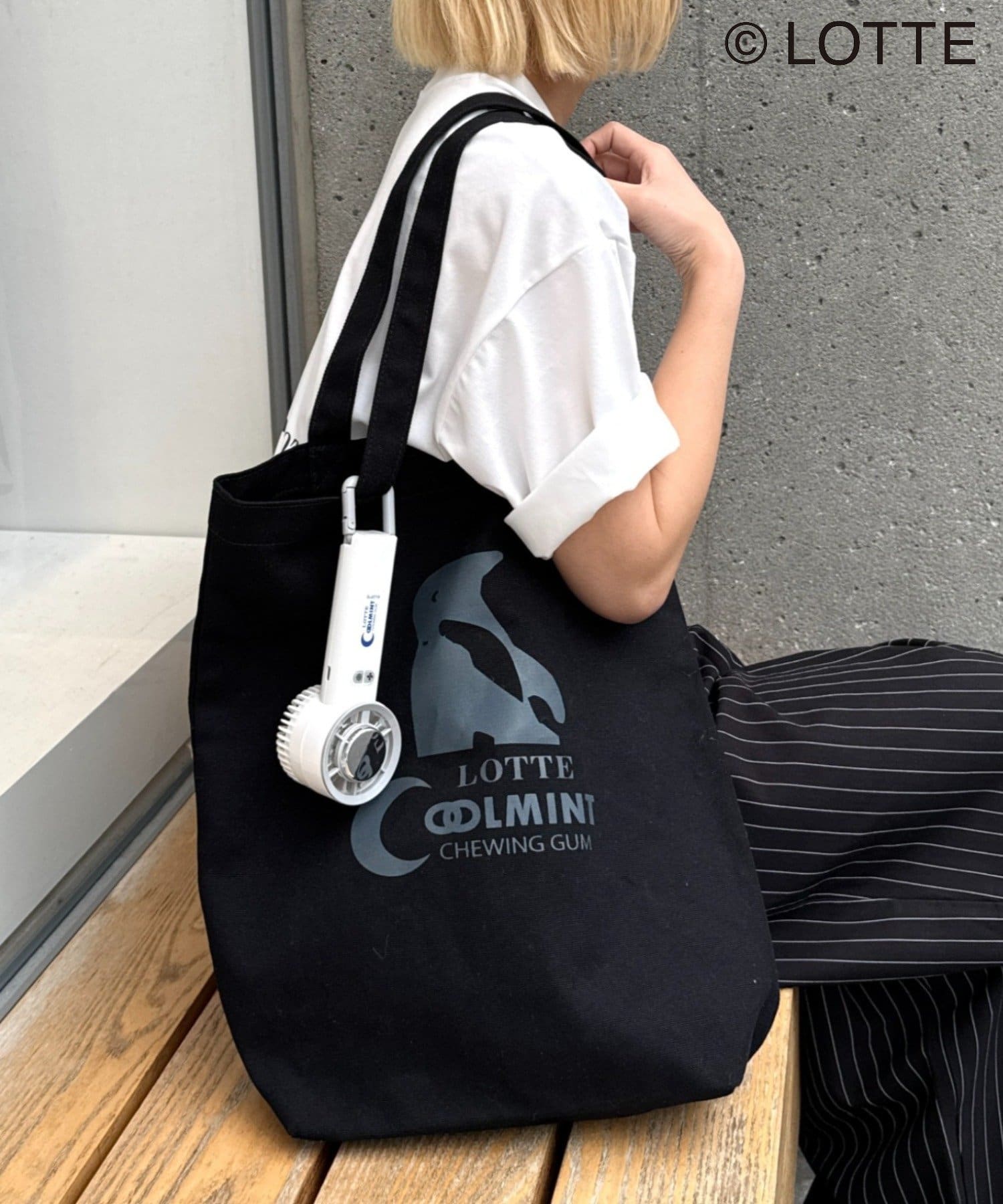 CIAOPANIC TYPY(チャオパニックティピー) 【TYPY×LOTTE板ガム】クールミントトートバッグ