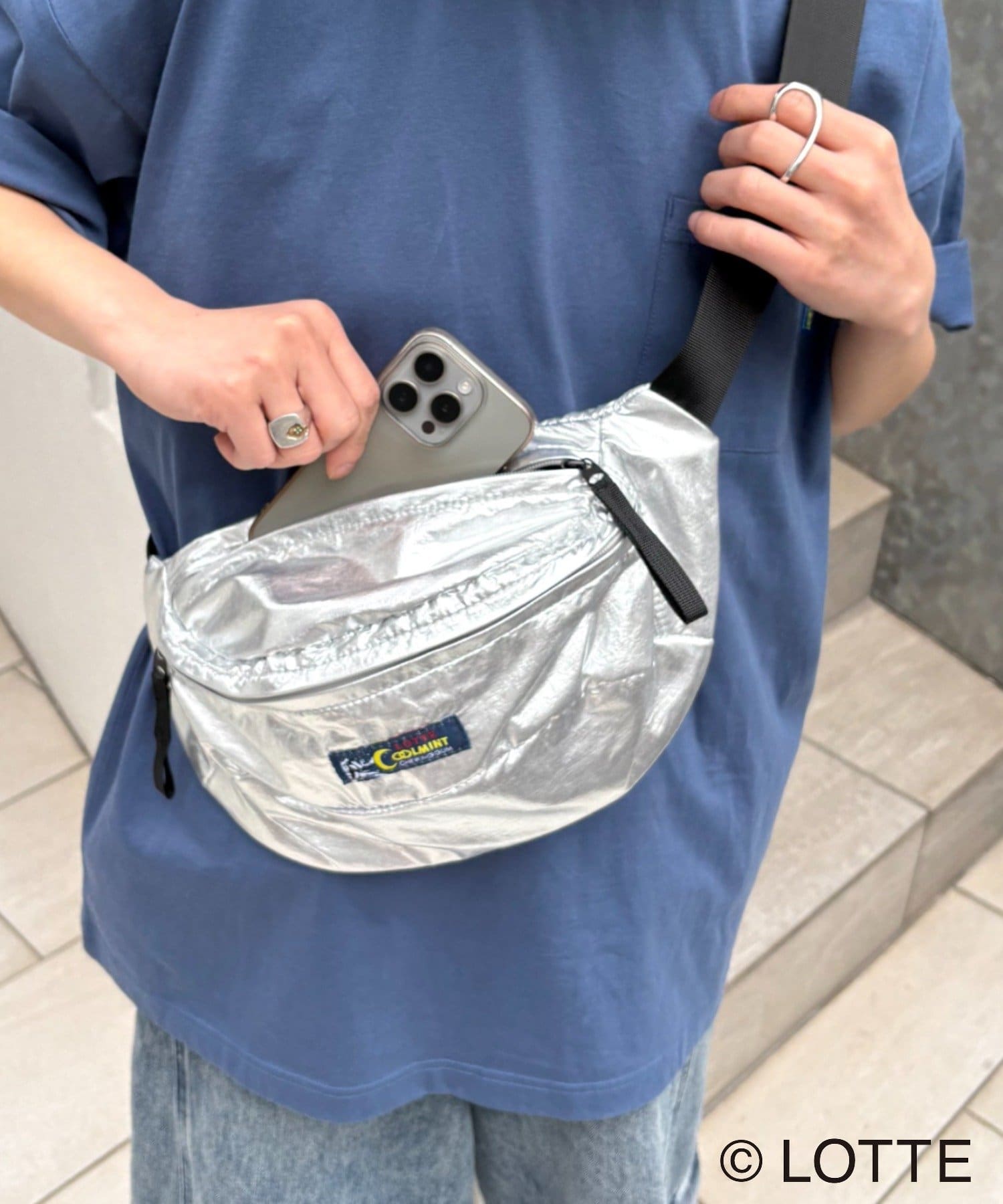 CIAOPANIC TYPY(チャオパニックティピー) 【TYPY×LOTTE板ガム】銀紙ウエストバッグ