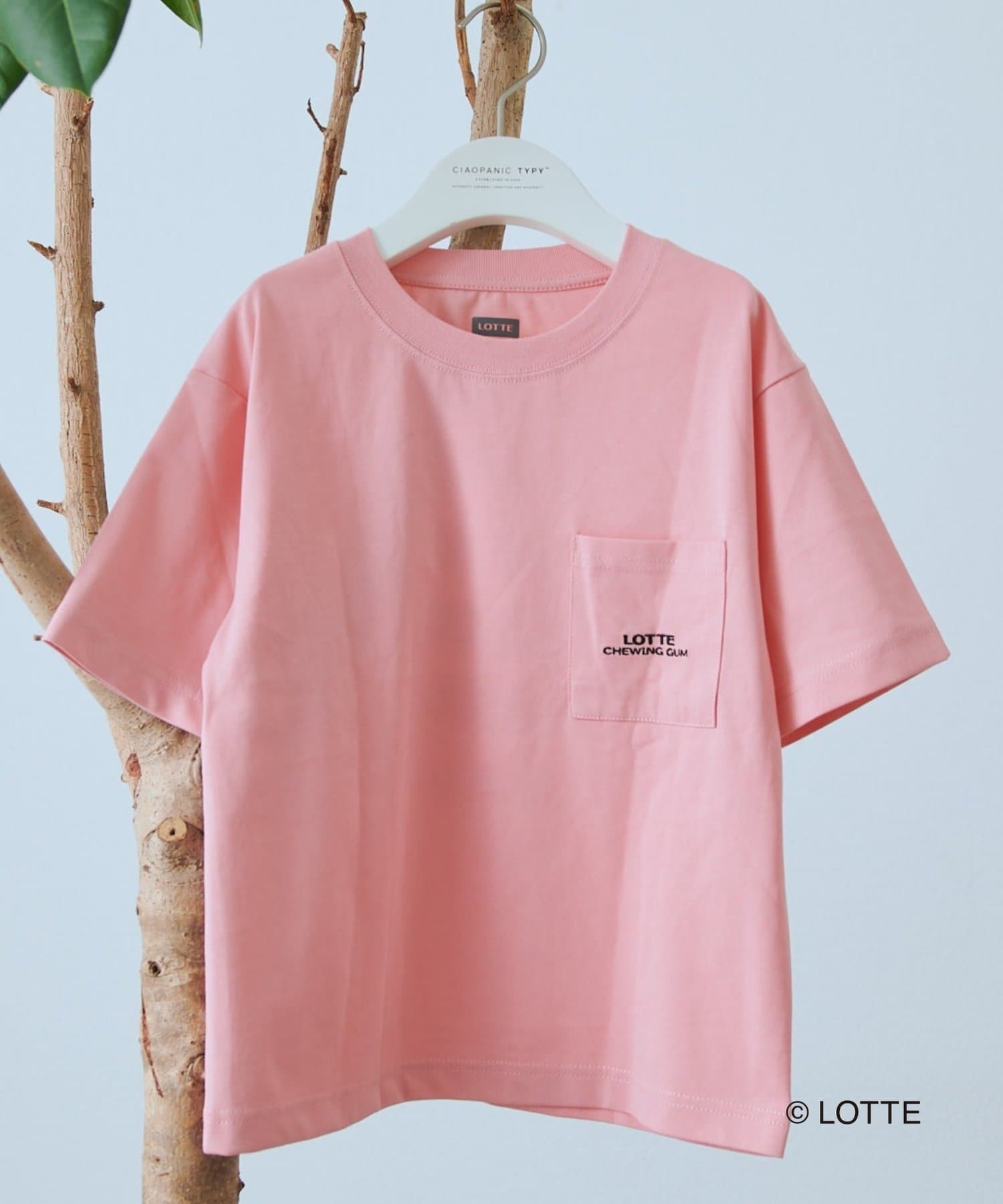 CIAOPANIC TYPY(チャオパニックティピー) 【KIDS】【TYPY×LOTTE板ガム】持続冷感バックロゴ板ガム集合TEE