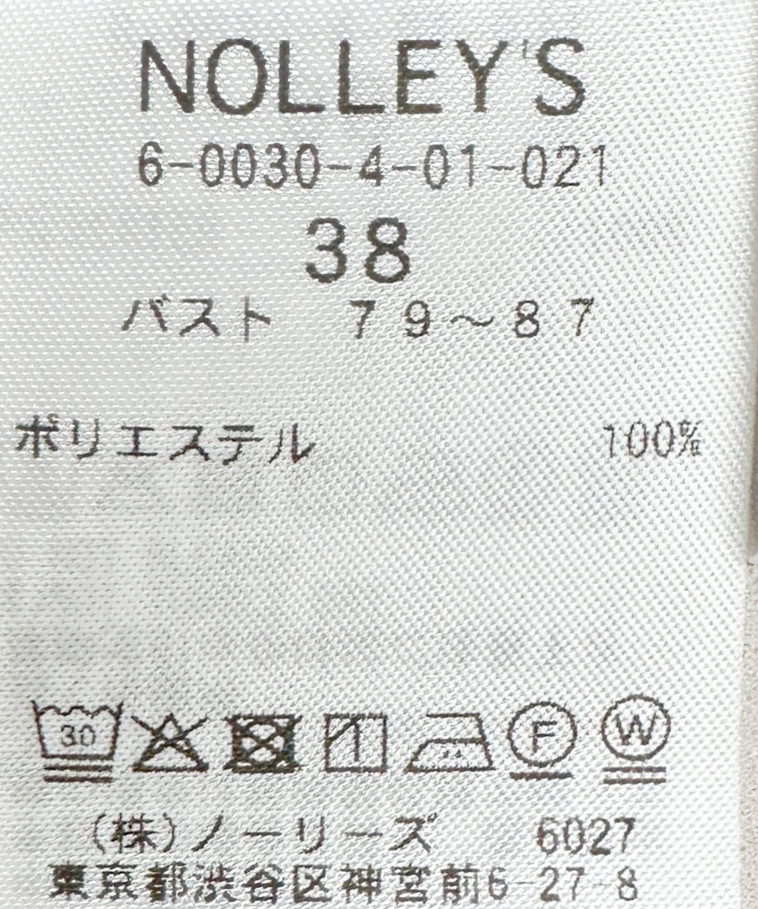 NOLLEY'S(ノーリーズ) 《セットアップ対応》ウォッシャブルエアリージョーゼットショートシャツ