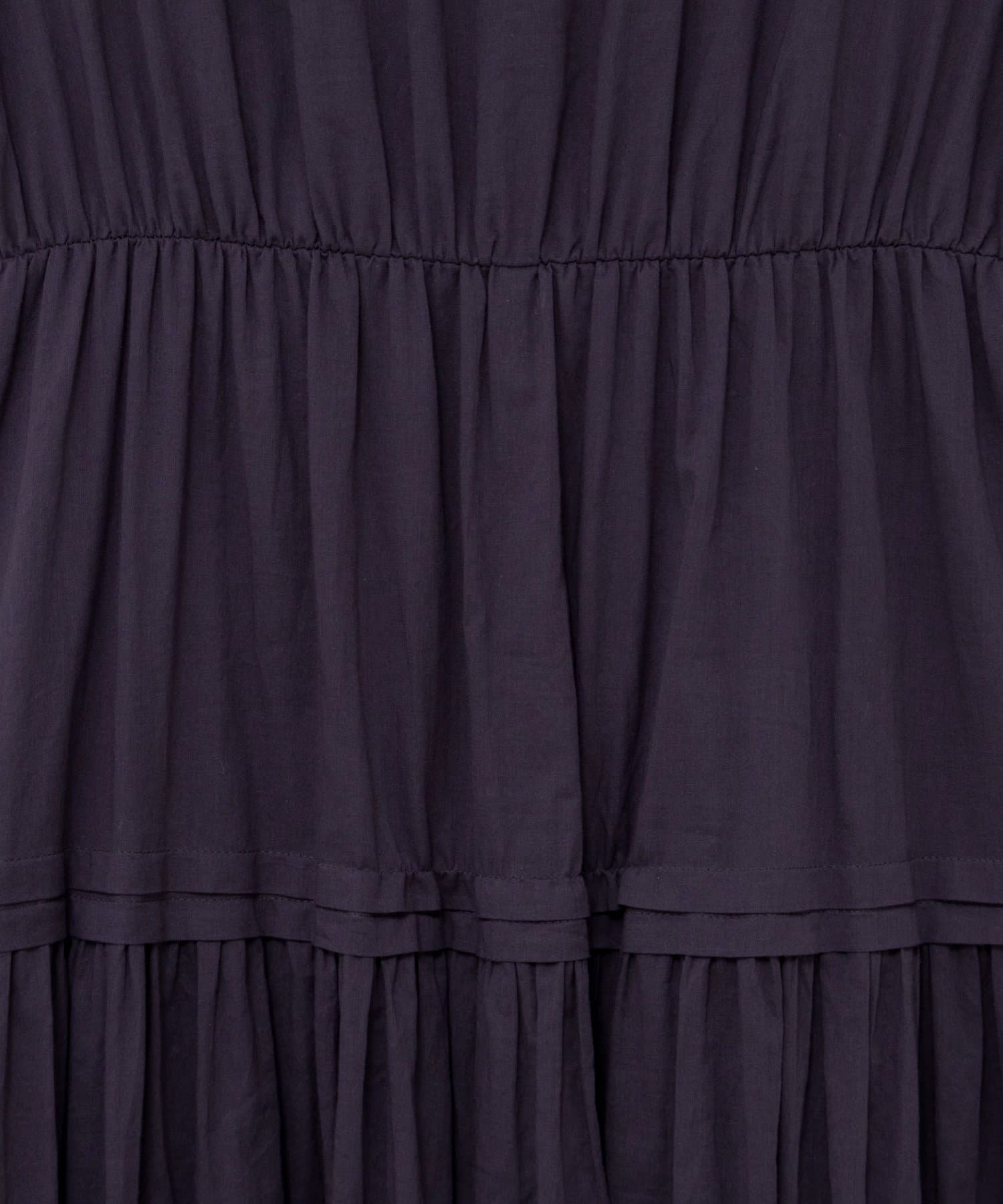 NOLLEY'S(ノーリーズ) ウォッシャブルコットンティアードマキシワンピース