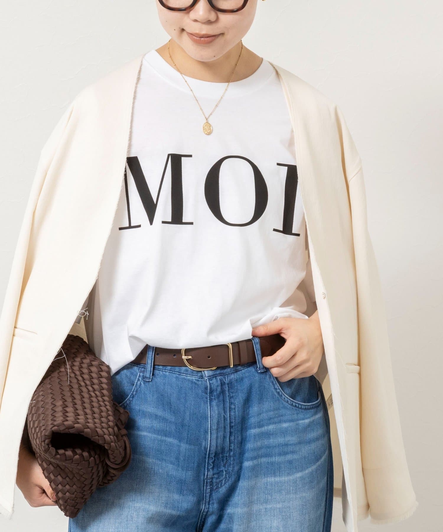 NOLLEY'S(ノーリーズ) ウォッシャブルMOI Ｔシャツ