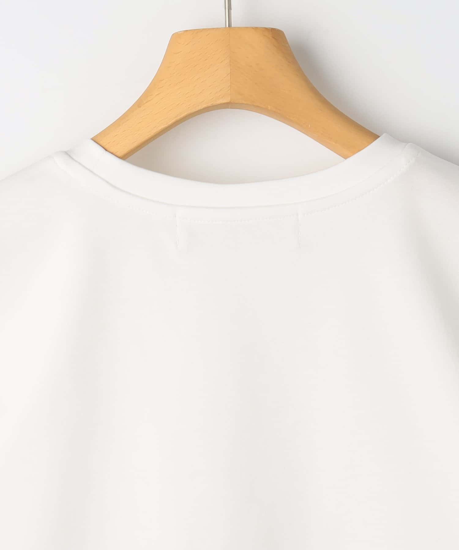 NOLLEY'S(ノーリーズ) 《手洗い可能》W&Wベイシック丈ロゴTシャツ