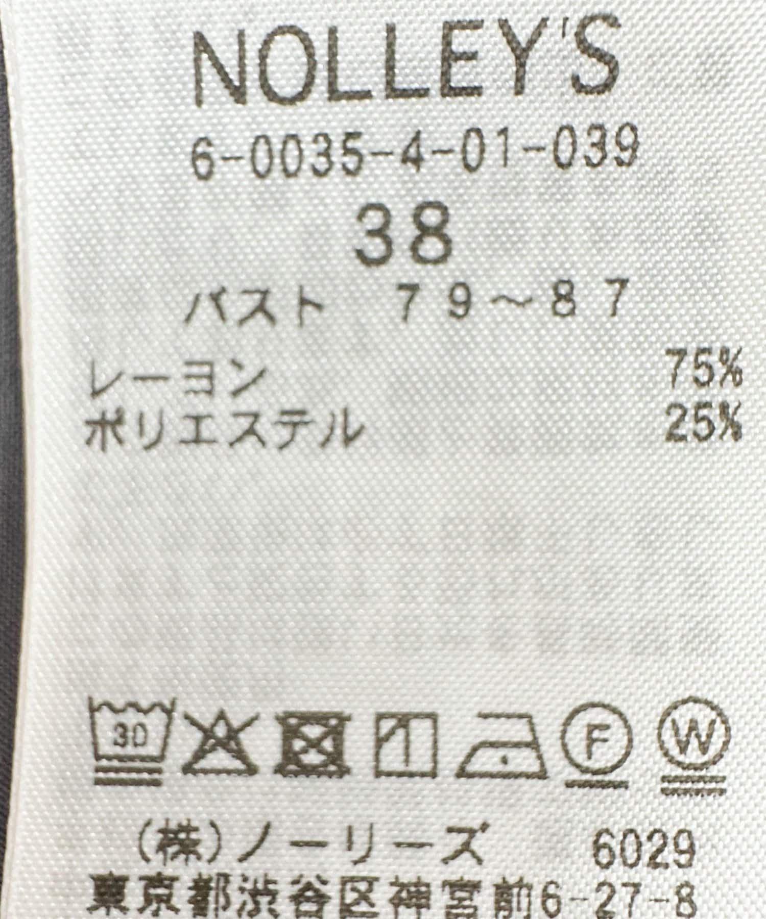 NOLLEY'S(ノーリーズ) 《セットアップ対応》ウォッシャブルサンドウォッシュシャツ
