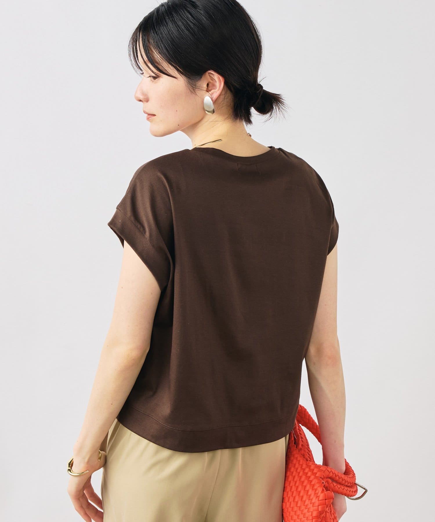 NOLLEY'S(ノーリーズ) ウォッシャブルワイドノースリーブTシャツ