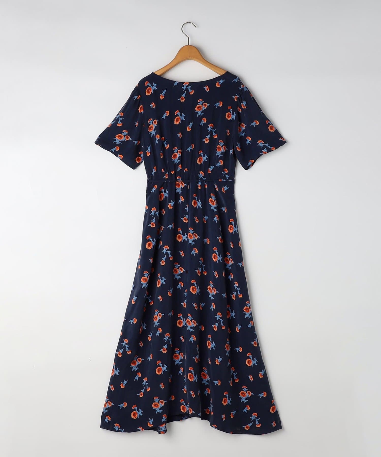 NOLLEY'S(ノーリーズ) ウォッシャブルスカーレット柄ワンピース