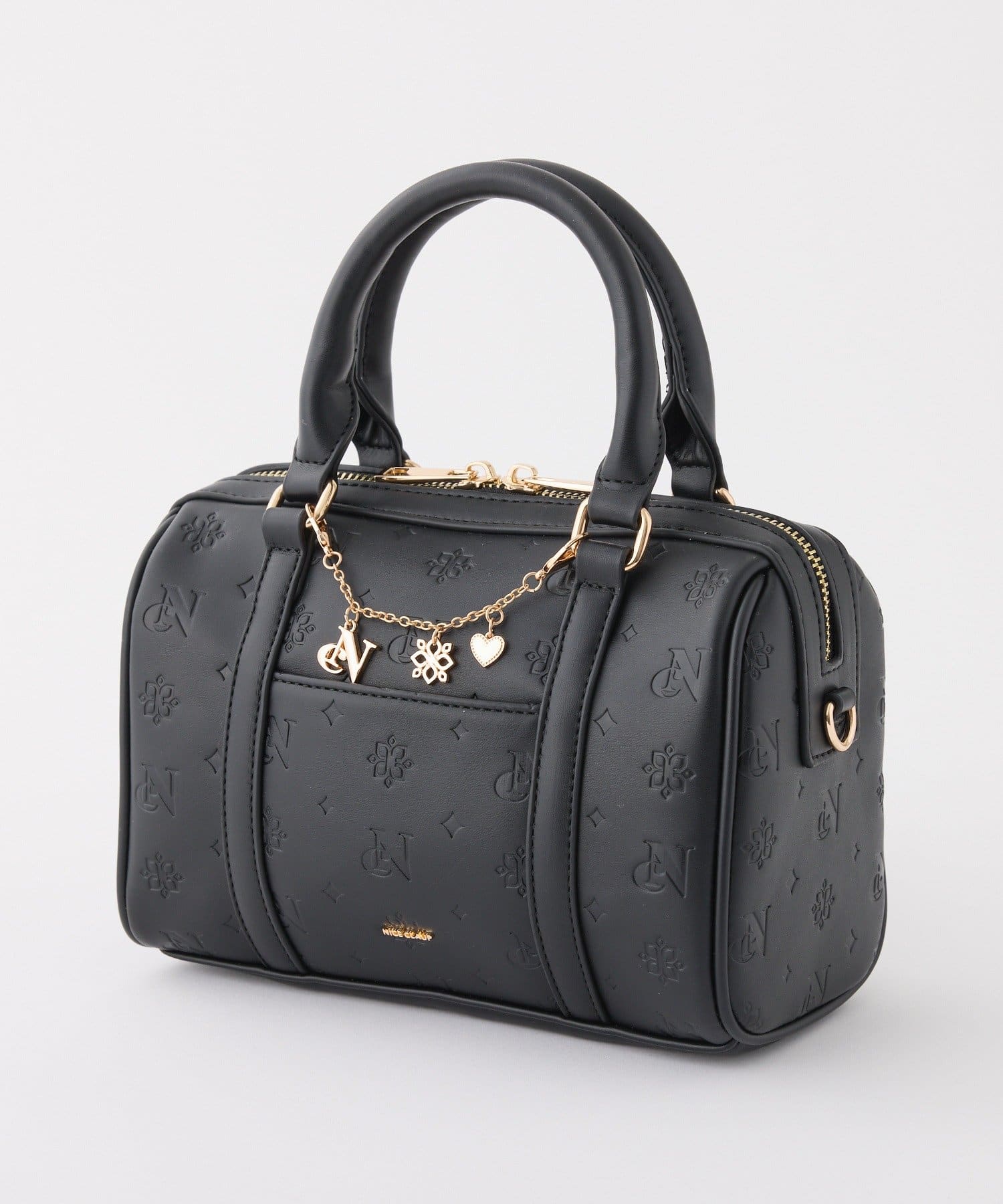 one after another NICE CLAUP(ワンアフターアナザー ナイスクラップ) オリジナルエンボスミニボストンバッグ