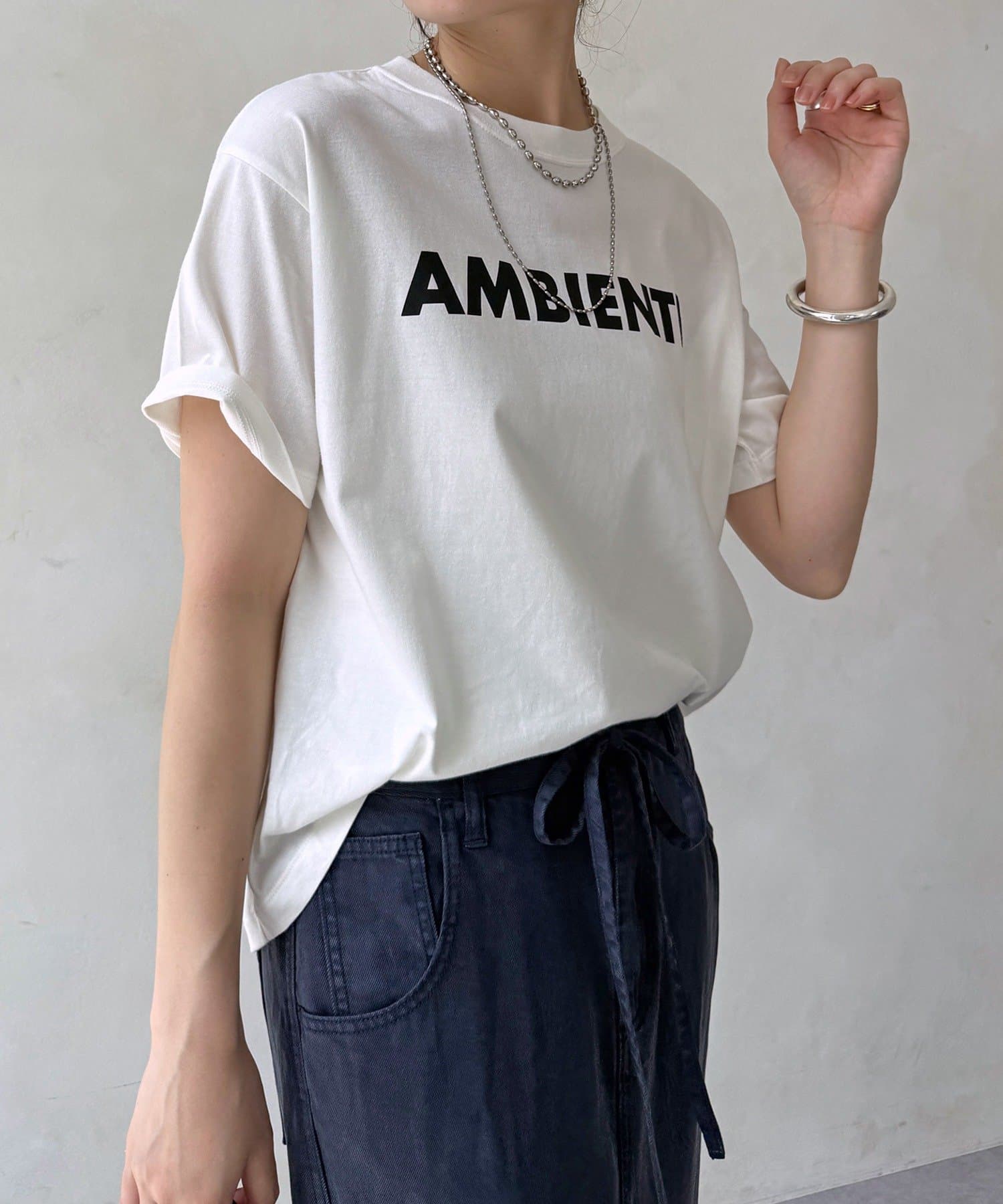 DOUDOU(ドゥドゥ) AMBIENTEロゴTEE