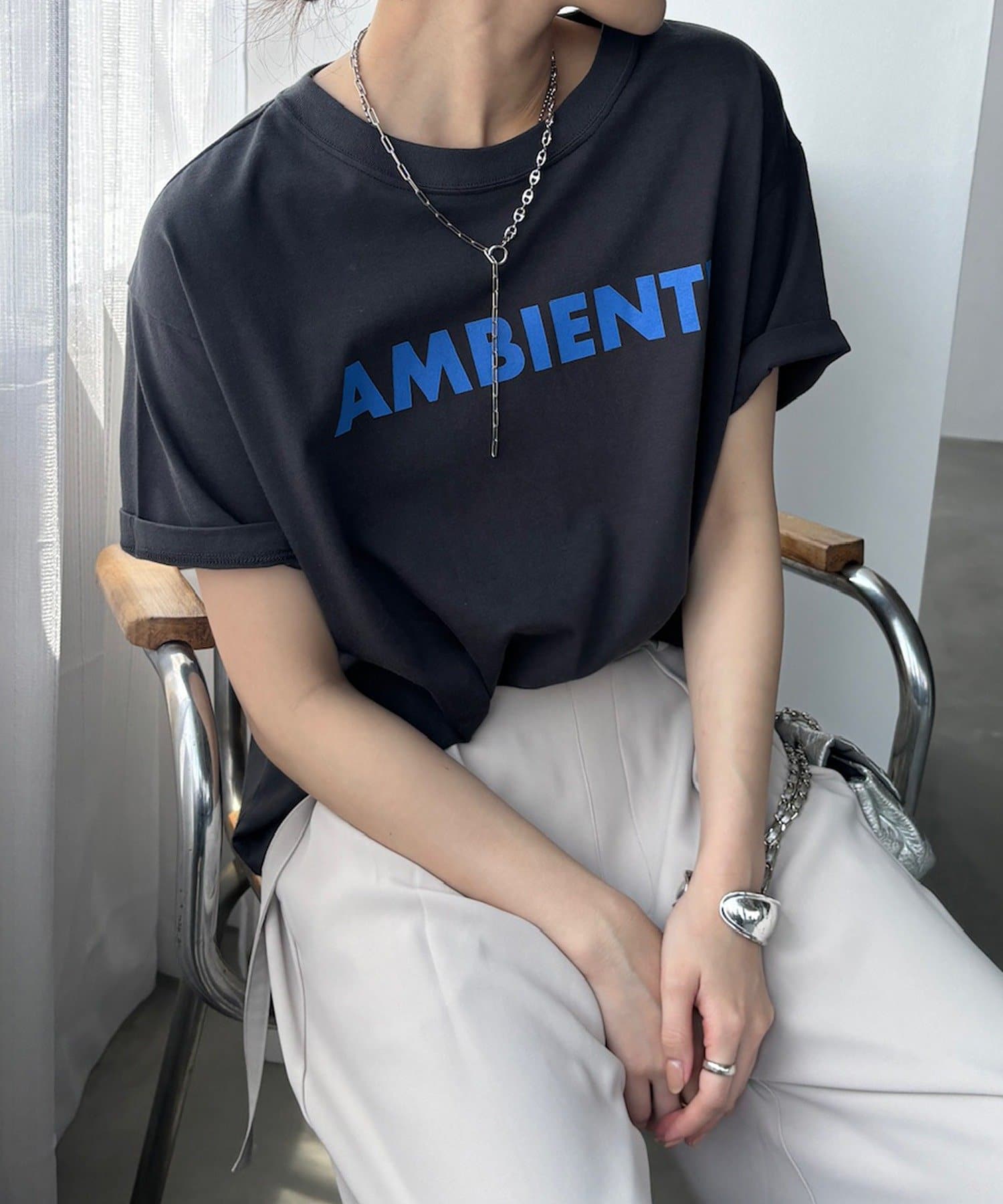 DOUDOU(ドゥドゥ) AMBIENTEロゴTEE