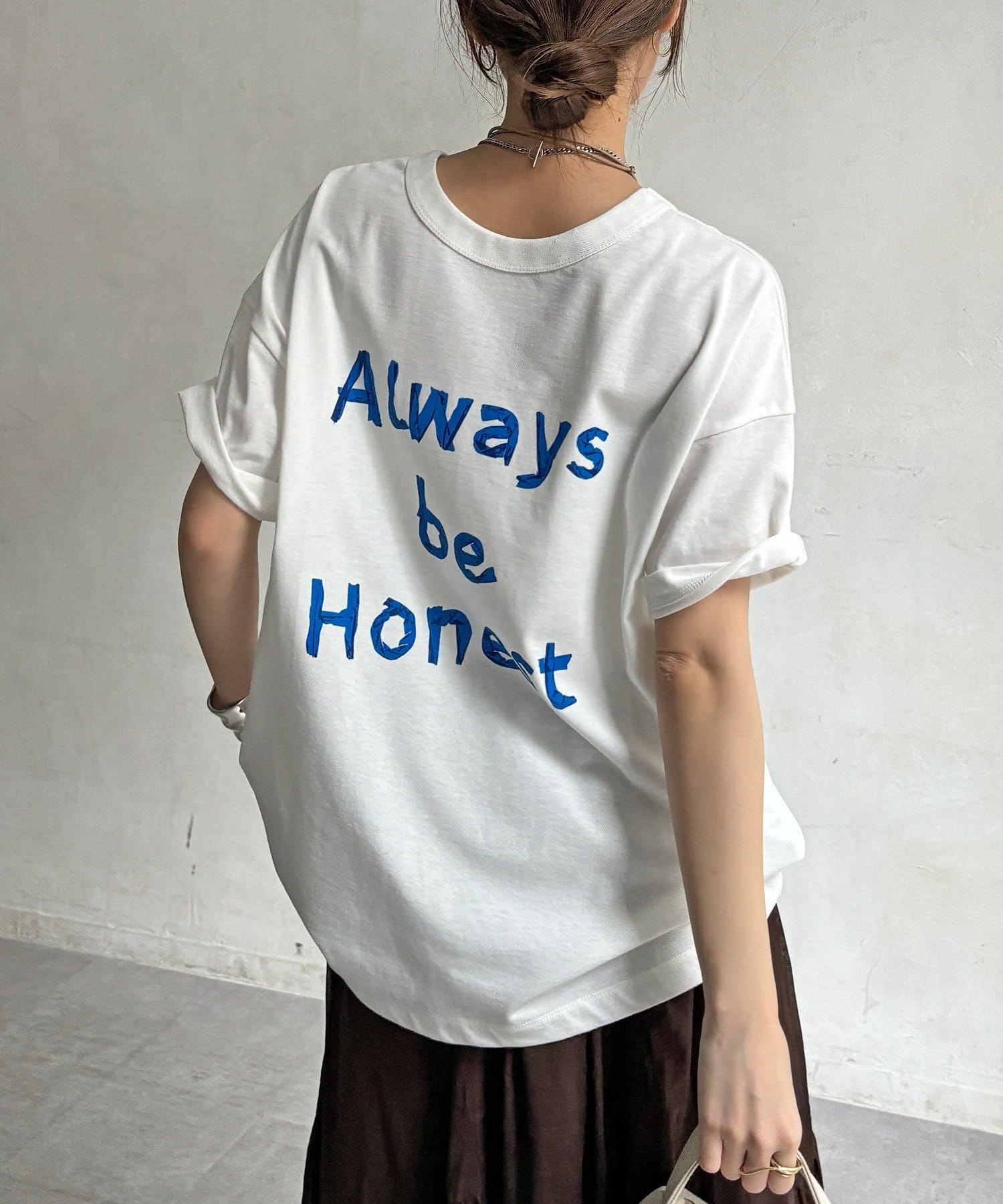 DOUDOU(ドゥドゥ) 【WEB限定】2WAYメッセージTEE