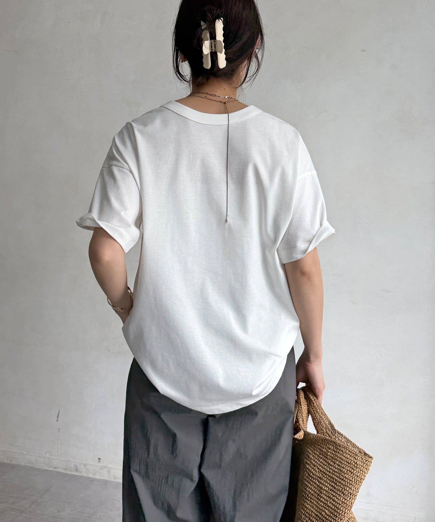 DOUDOU(ドゥドゥ) 【WEB限定】2WAYメッセージTEE