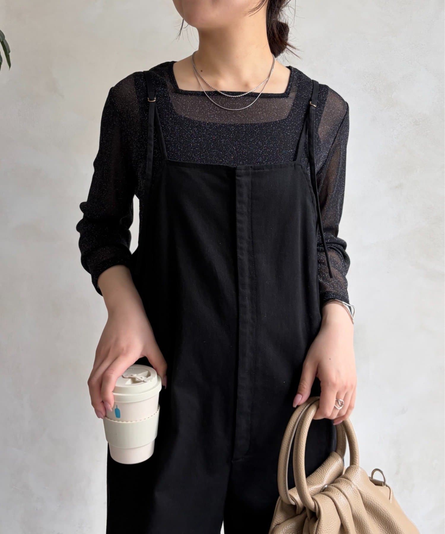 Jena　espace merveilleux(ジェナ　エスパスメルヴェイユ) スクエアシアーカットソー