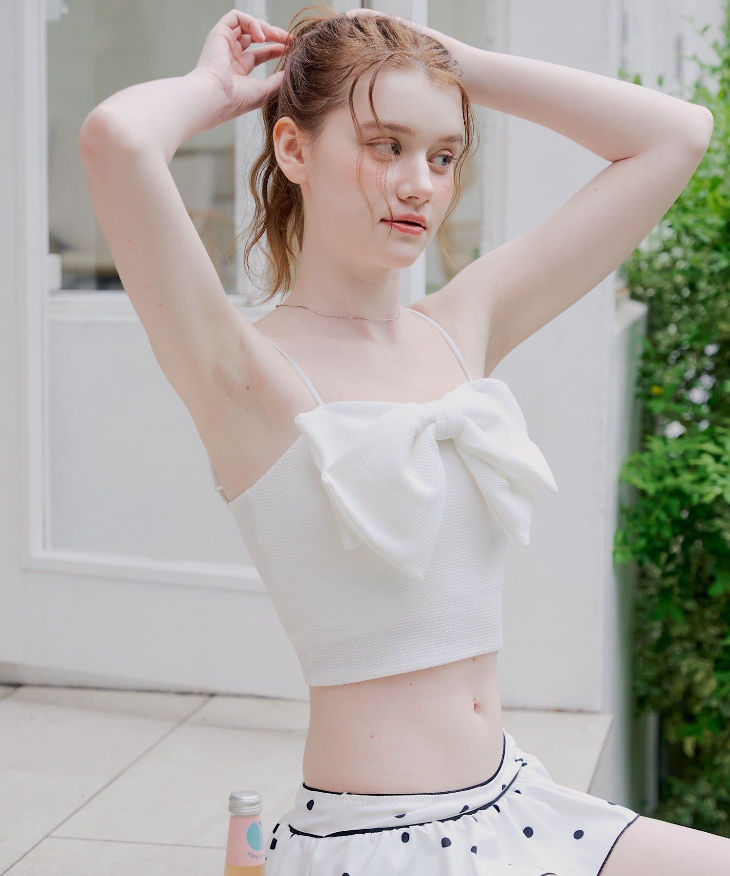 Chico(チコ) 【水着/トップス】フロントリボントップス