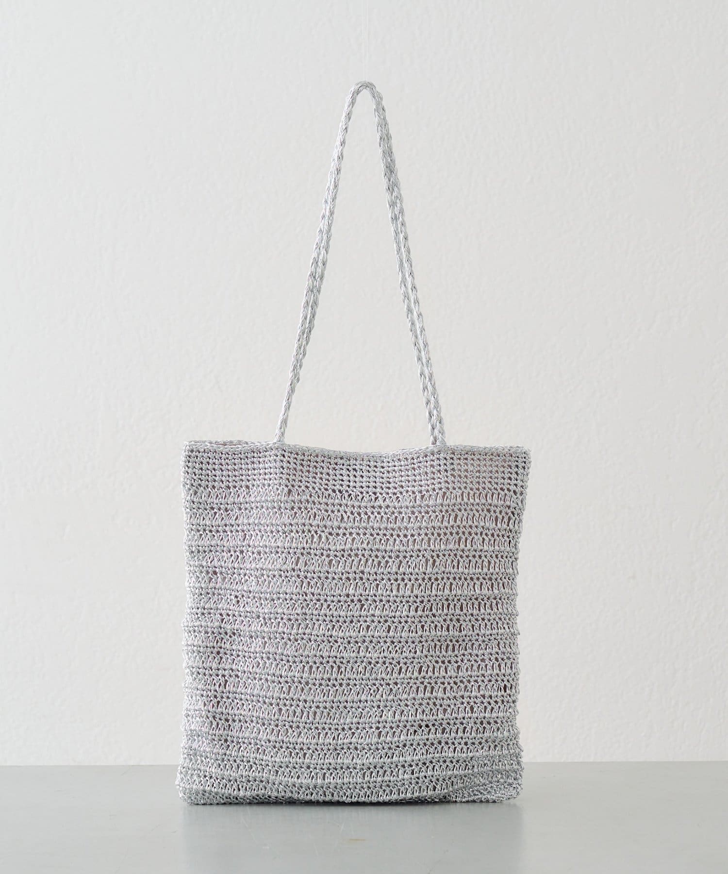 Kastane(カスタネ) 【4/5(日)0:00発売】ラメクロシェトートバッグ