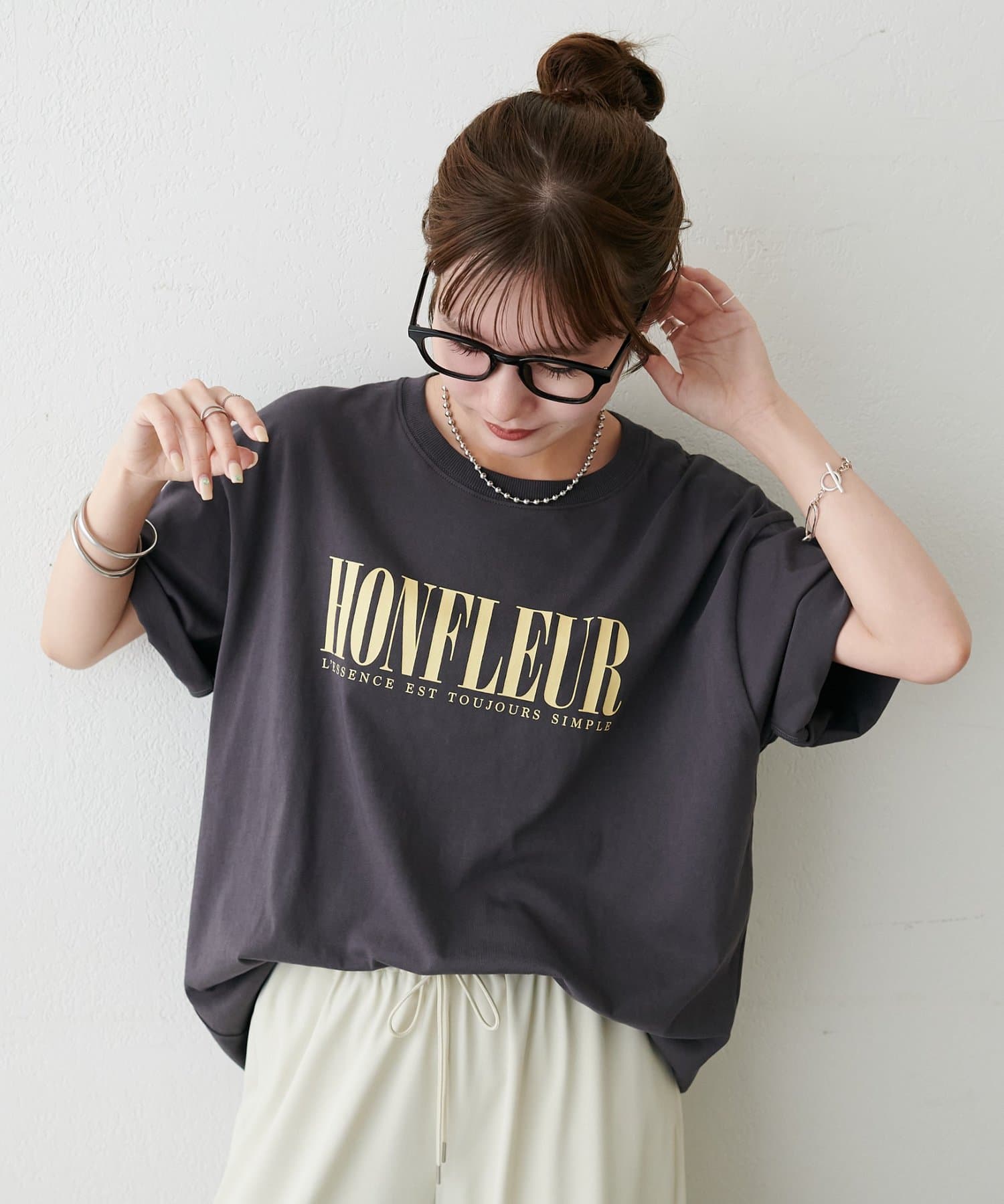 DISCOAT(ディスコート) 【Enlude】フレンチロゴTシャツ《ユニセックス》