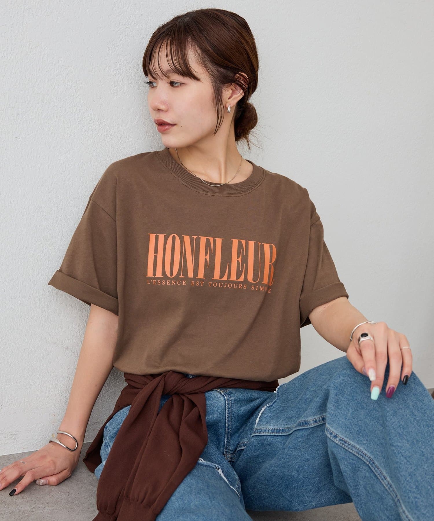 DISCOAT(ディスコート) 【Enlude/ご好評につき新色追加！】フレンチロゴTシャツ《ユニセックス》