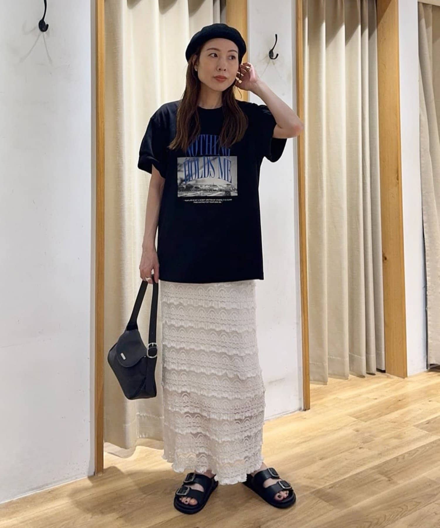 DISCOAT(ディスコート) 【Enlude】メッセージロゴフォトTシャツ《ユニセックス》