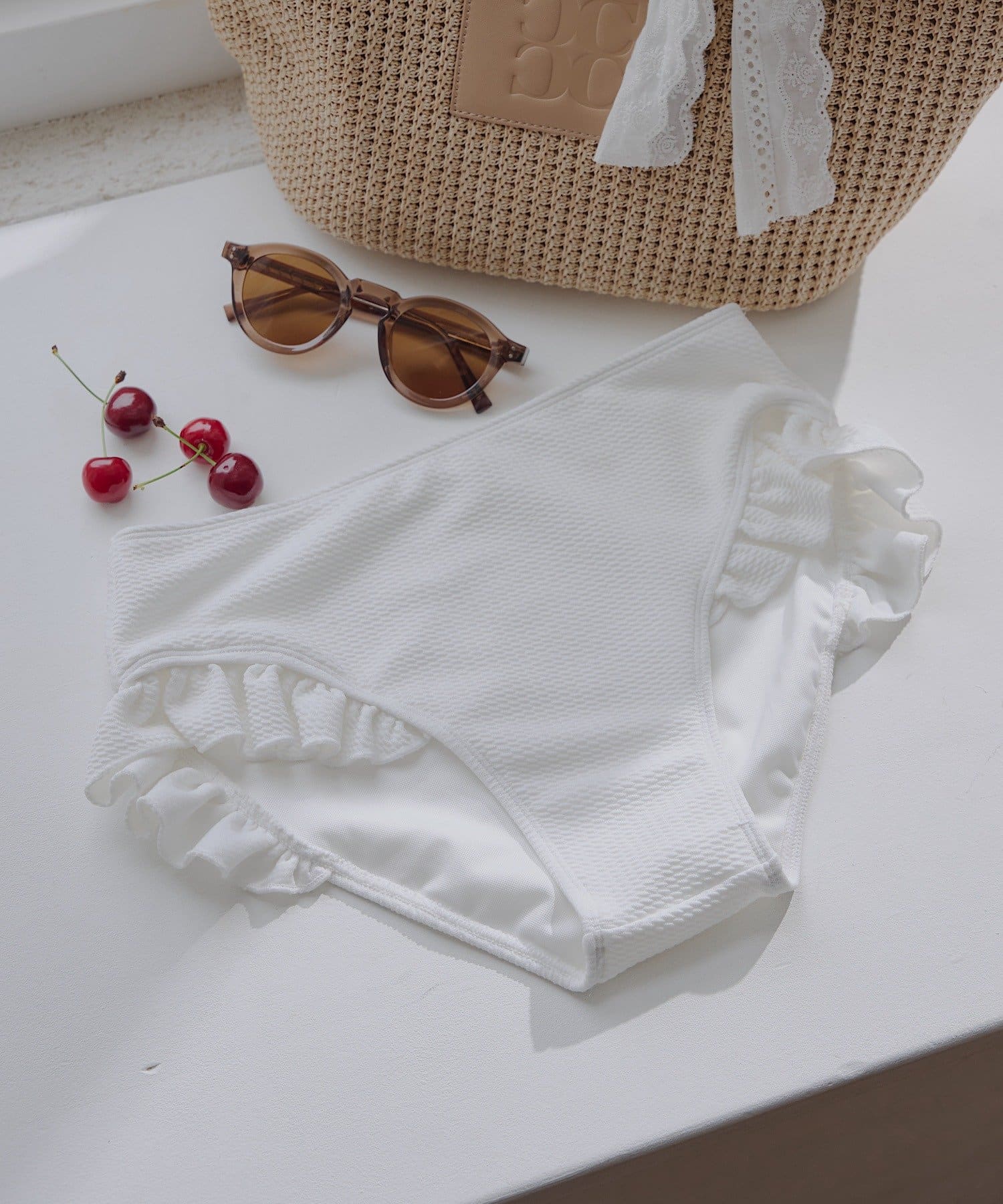 Chico(チコ) 【水着/ショーツ】裾フリルショーツ