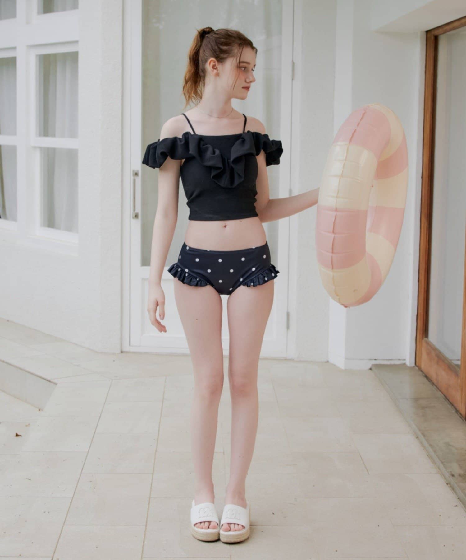 Chico(チコ) 【水着/ショーツ】裾フリルショーツ