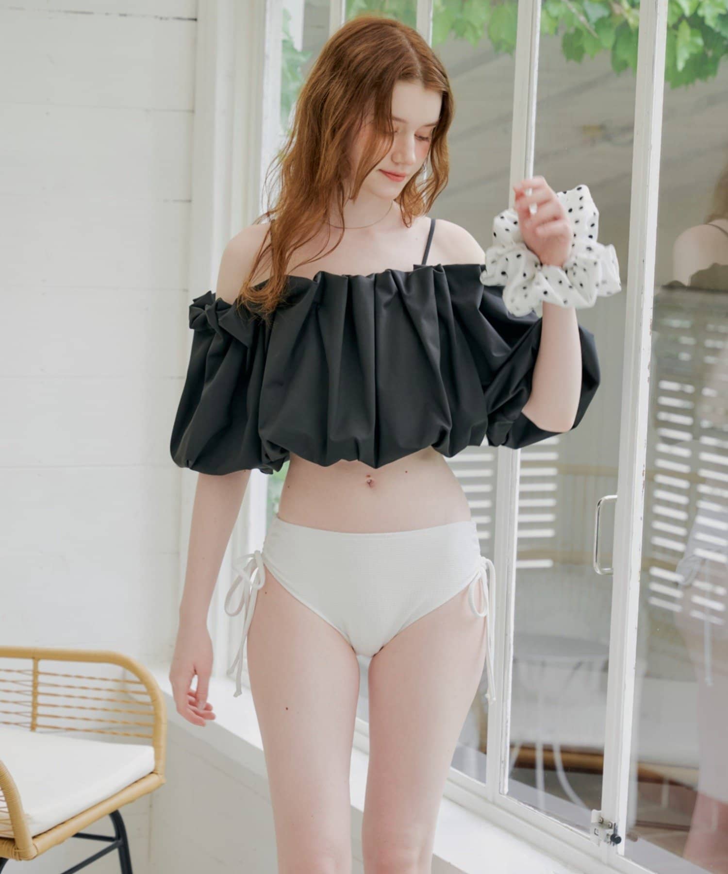 Chico(チコ) 【水着/ショーツ】レースアップショーツ