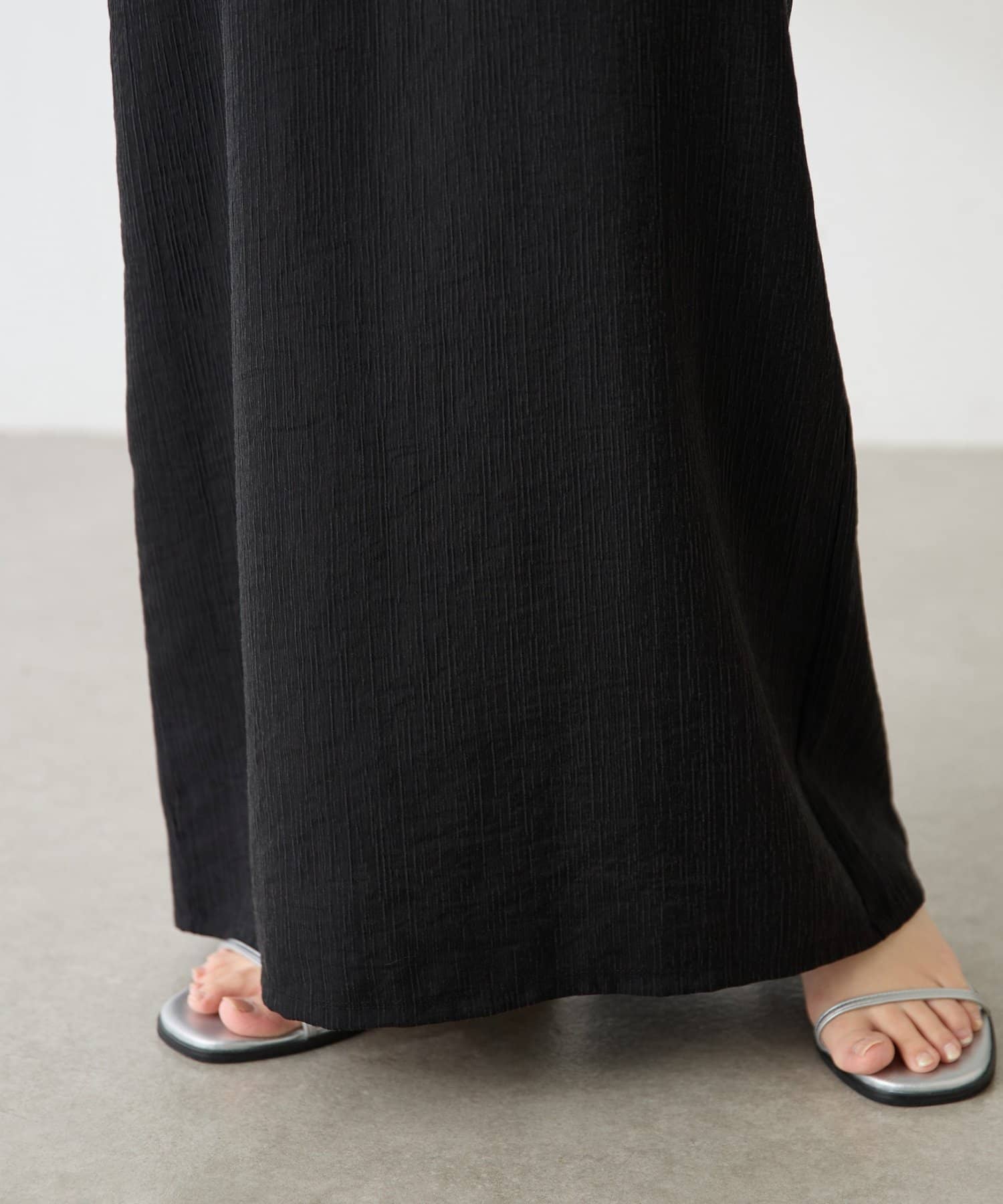 COLLAGE GALLARDAGALANTE(コラージュ ガリャルダガランテ) 【前後２通りで着れる】レイヤードタンクワンピース