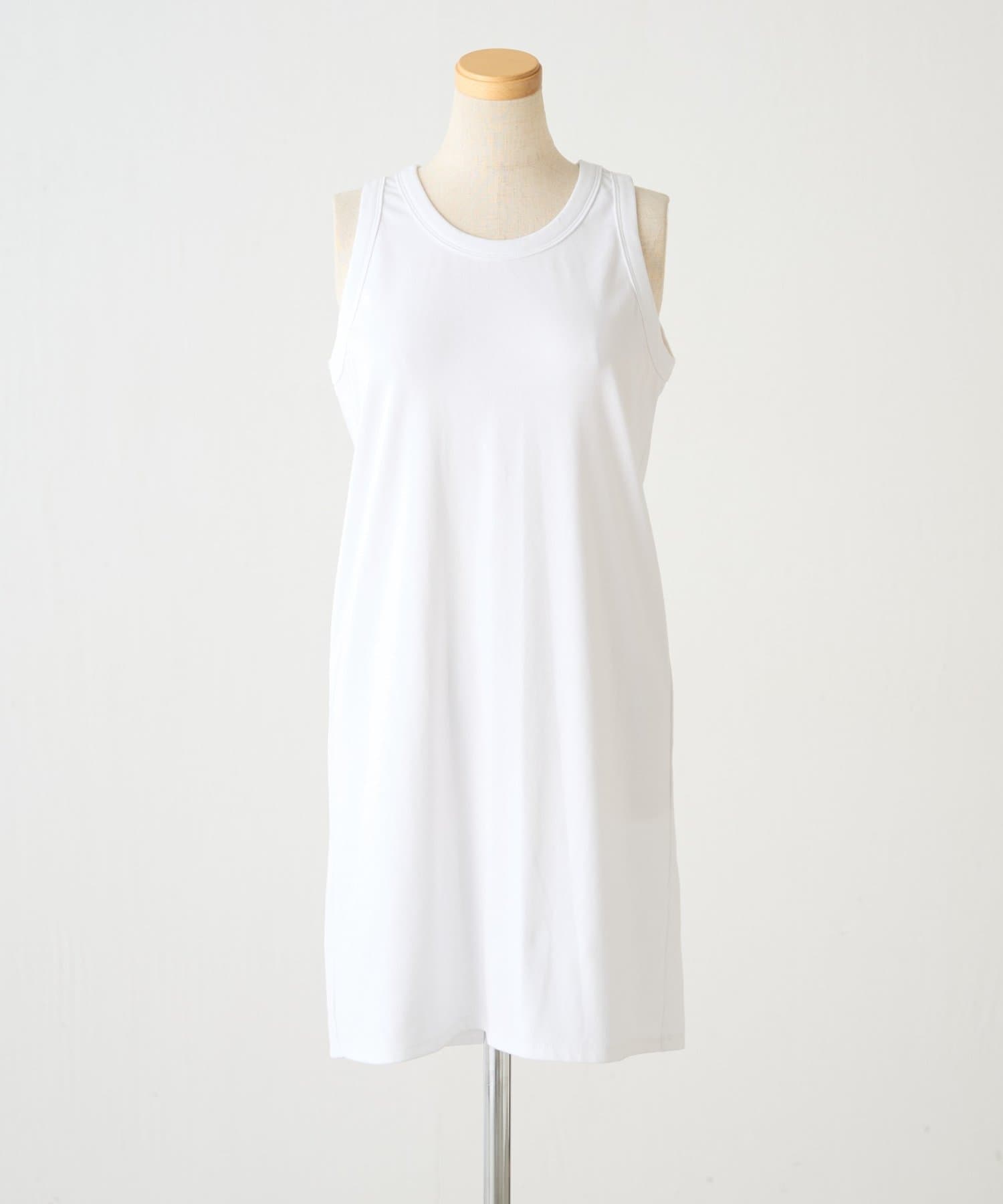 COLLAGE GALLARDAGALANTE(コラージュ ガリャルダガランテ) 【前後２通りで着れる】レイヤードタンクワンピース