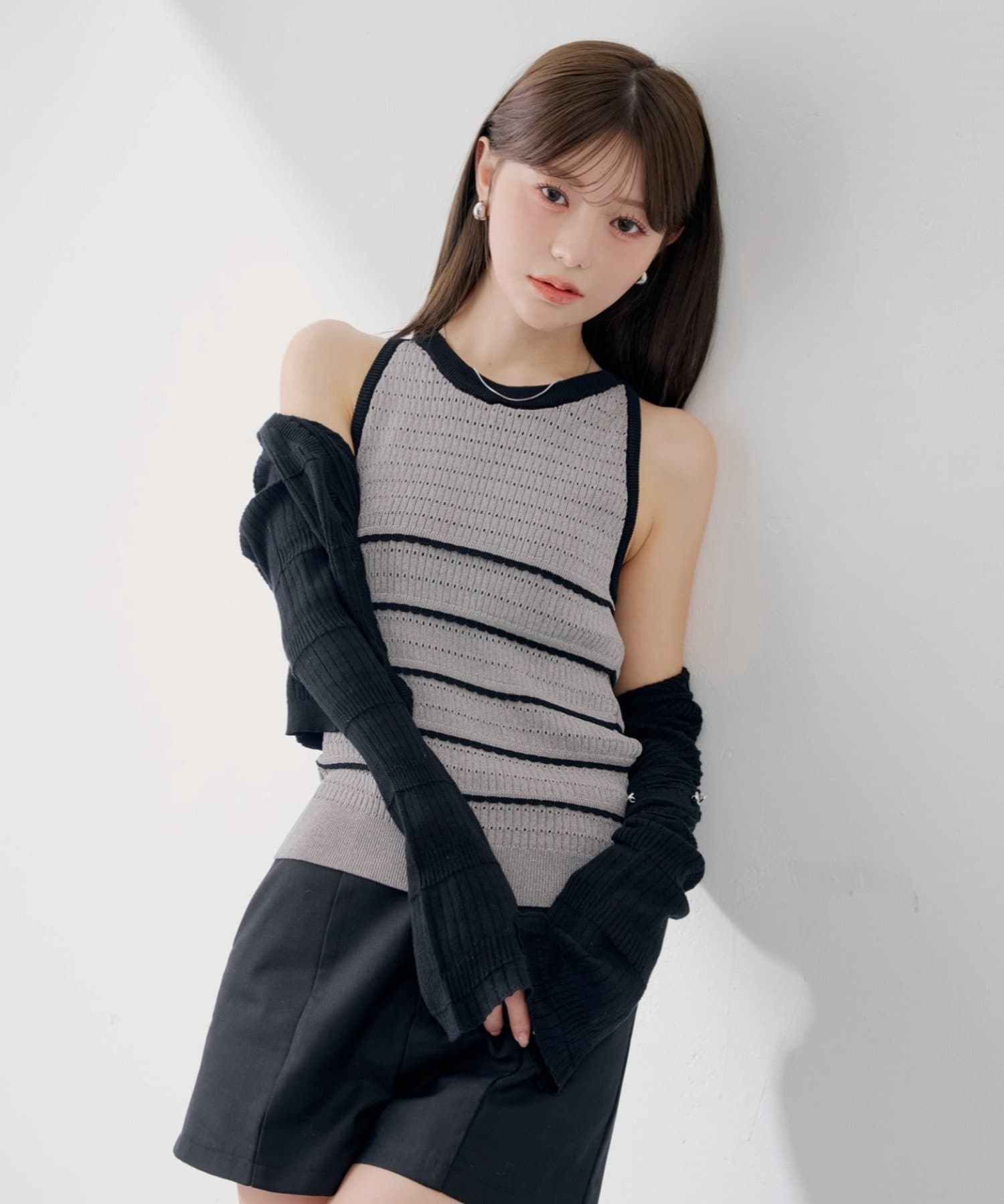 Chico(チコ) 【SALON by Chico】パット付きバックリボンフリルタンク